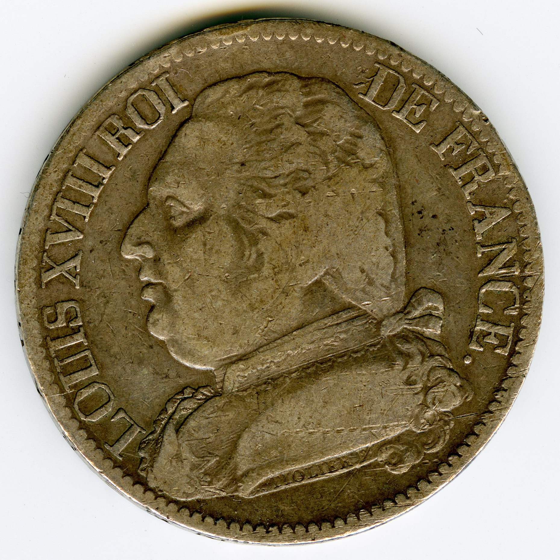 Louis XVIII - 5 Francs - 1815 B avers Louis XVIII - 5 Francs - 1815 B avers