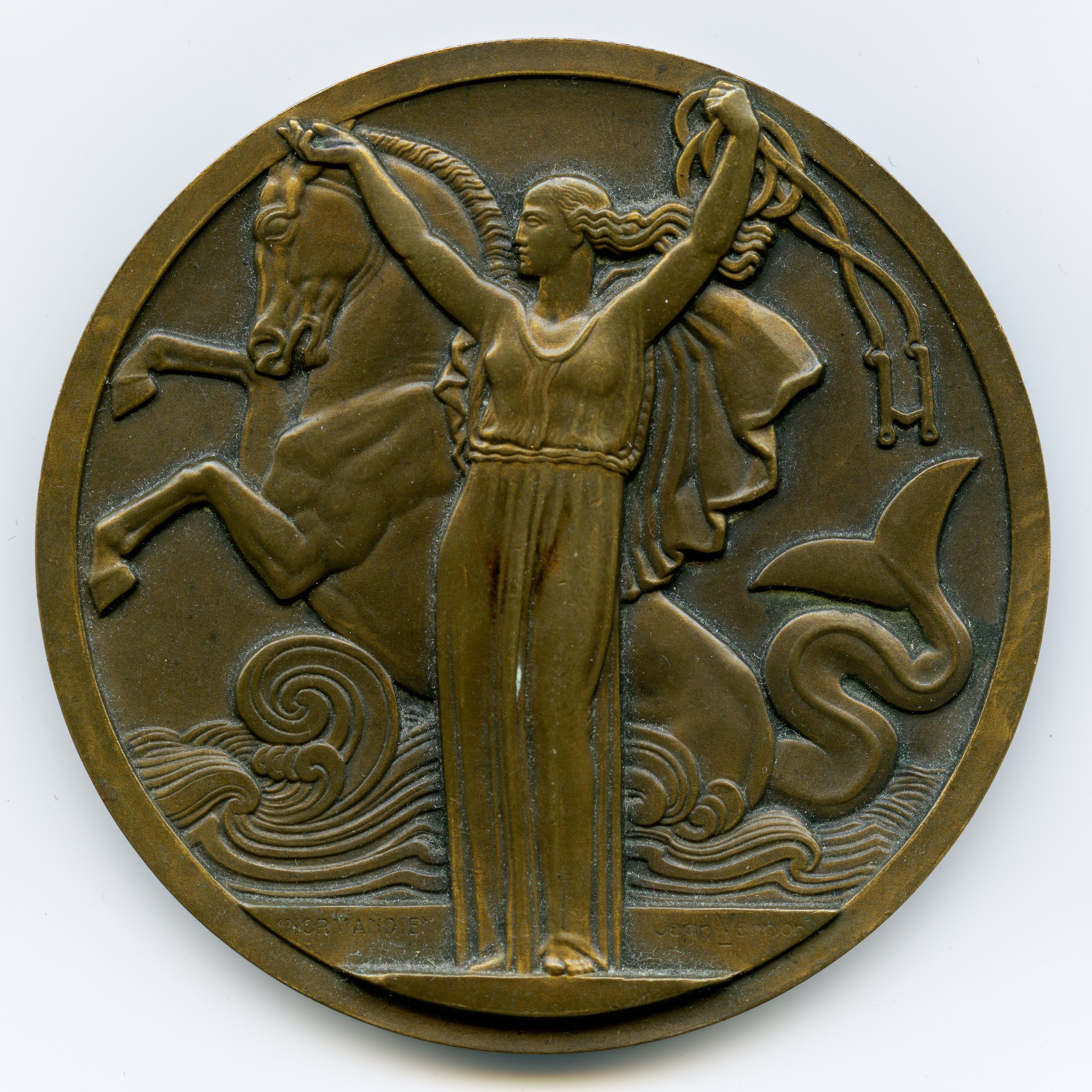 Le Normandie - Médaille Bronze avers Le Normandie - Médaille Bronze avers