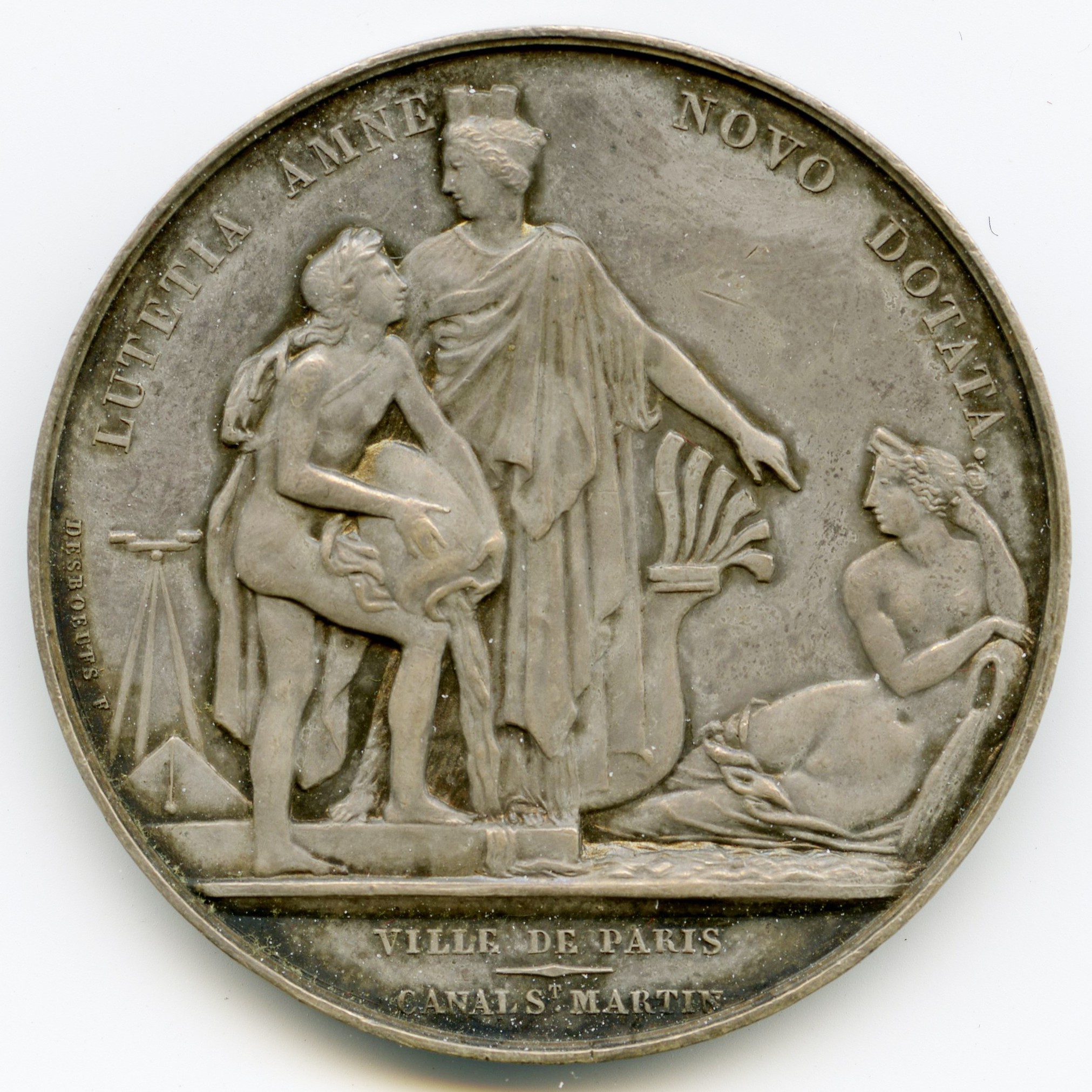 Louis XVIII - Médaille argent revers
