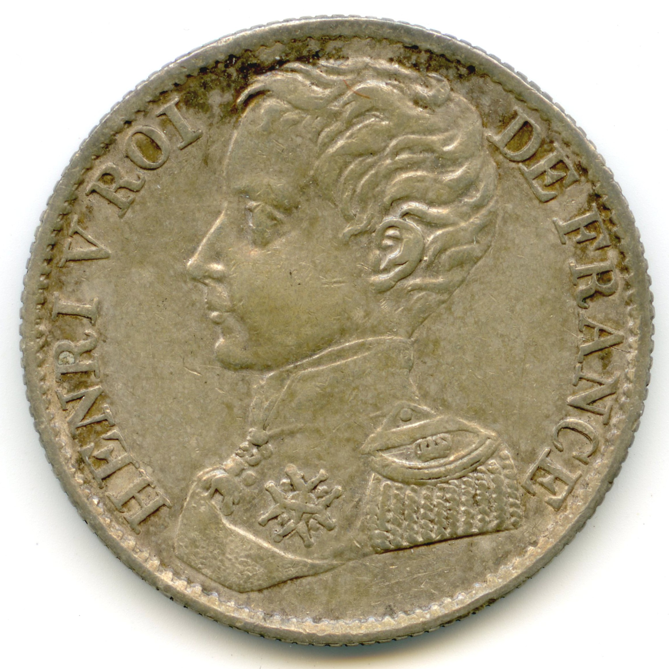 Henri V - 1 Franc - 1831 avers Henri V - 1 Franc - 1831 avers