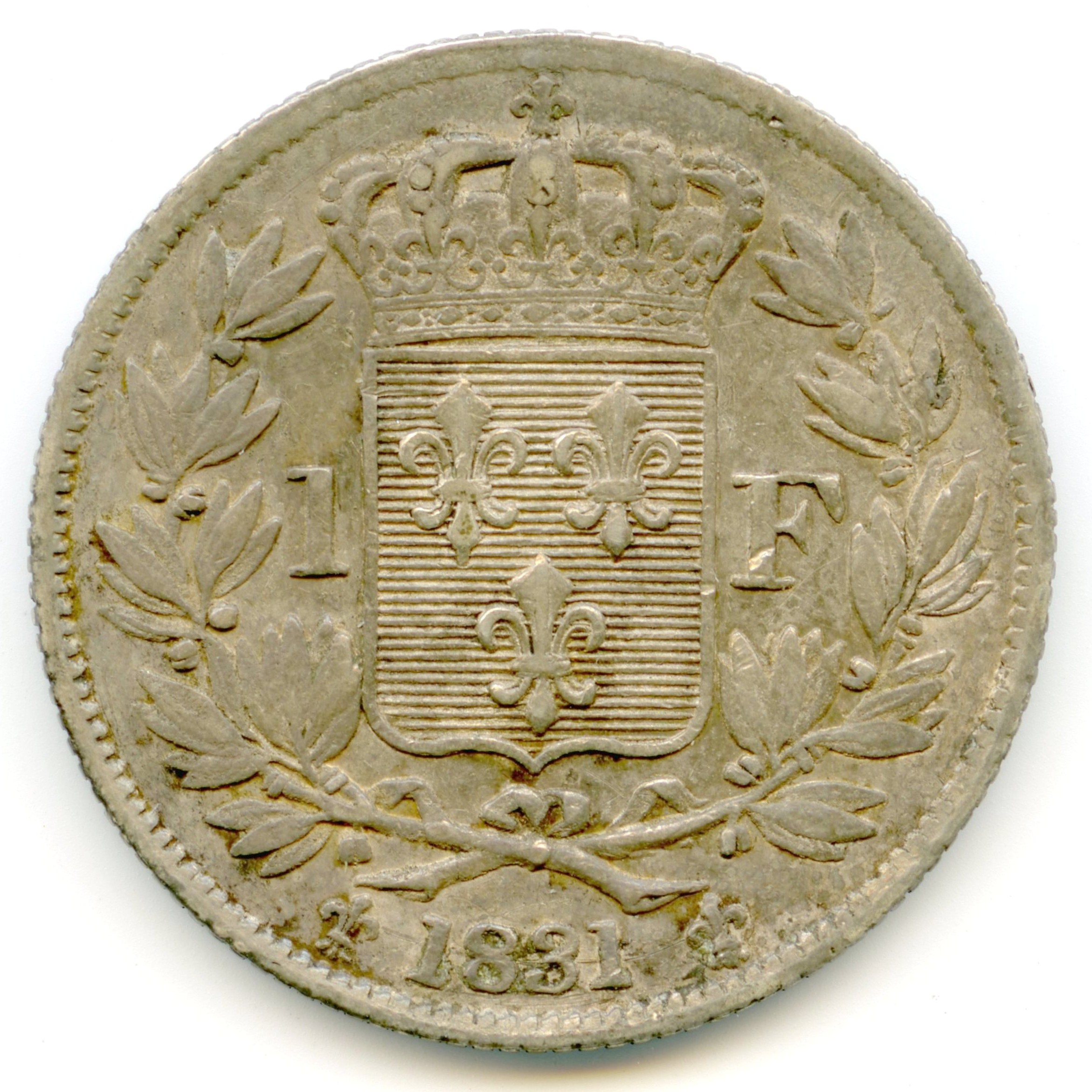 Henri V - 1 Franc - 1831 revers
