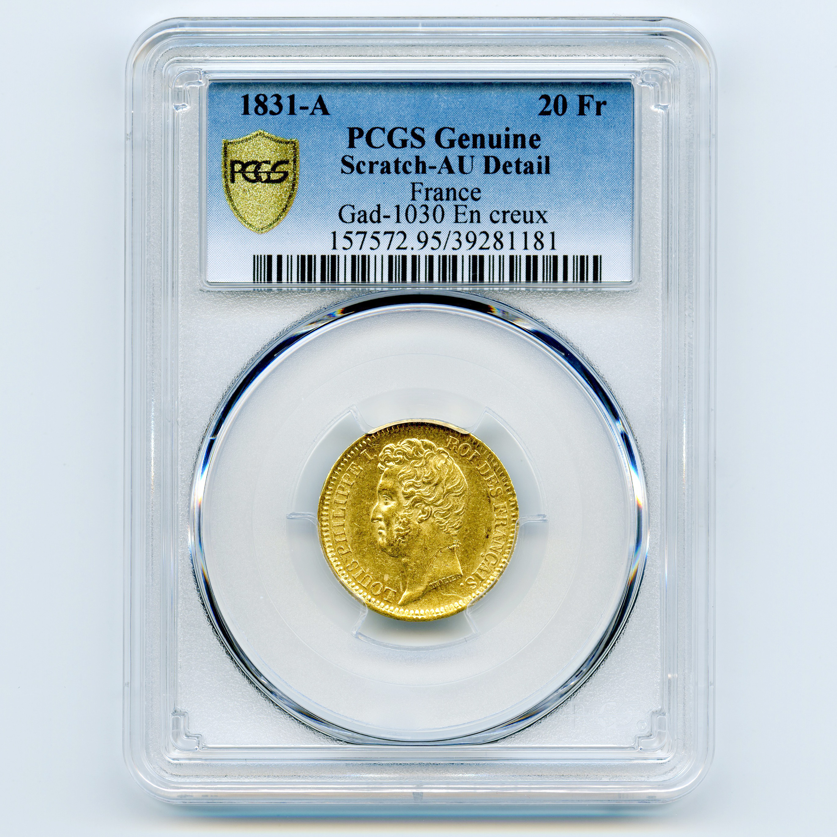 Louis-Philippe Ier - 20 Francs - 1831 A avers Louis-Philippe Ier - 20 Francs - 1831 A avers