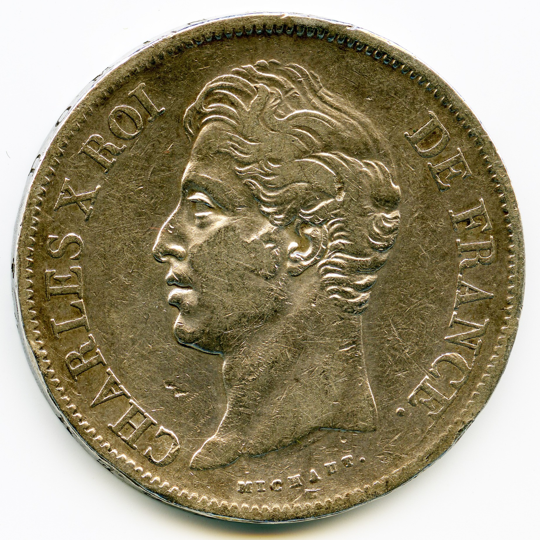 Charles X - 5 Francs - 1828 W avers