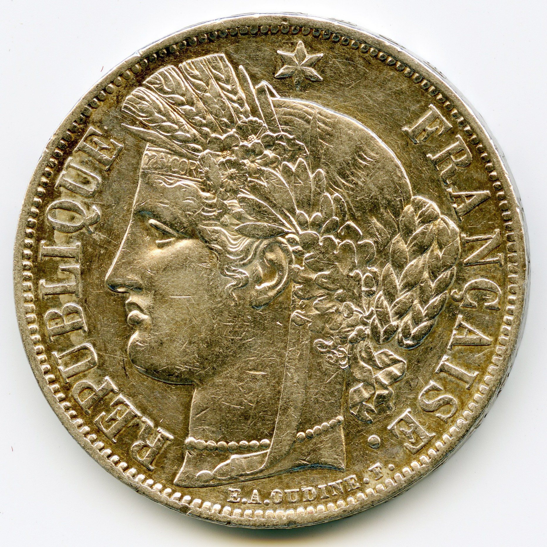 IIème République - 5 Francs - 1851 A avers