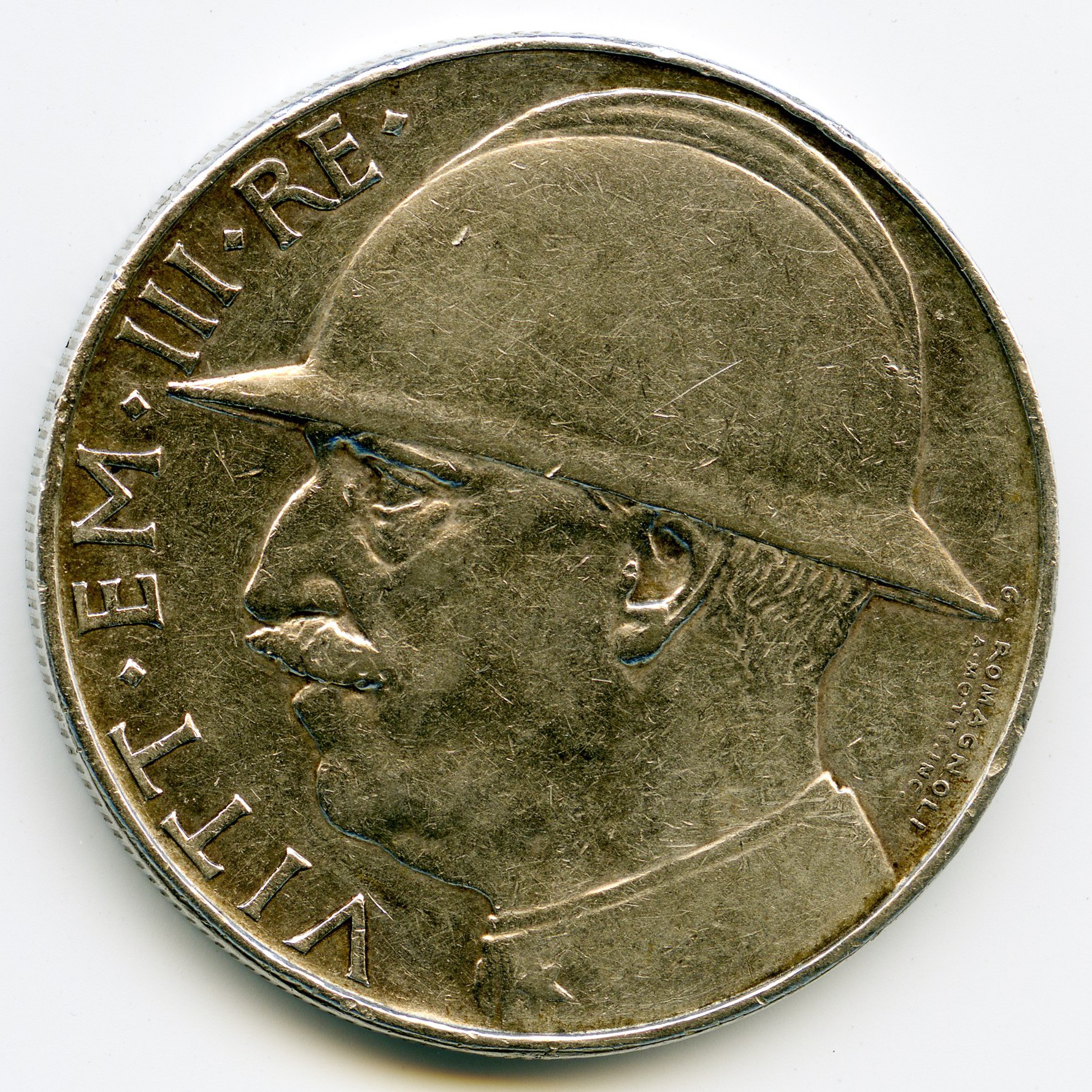 Italie - 20 Lire - 1928 R avers
