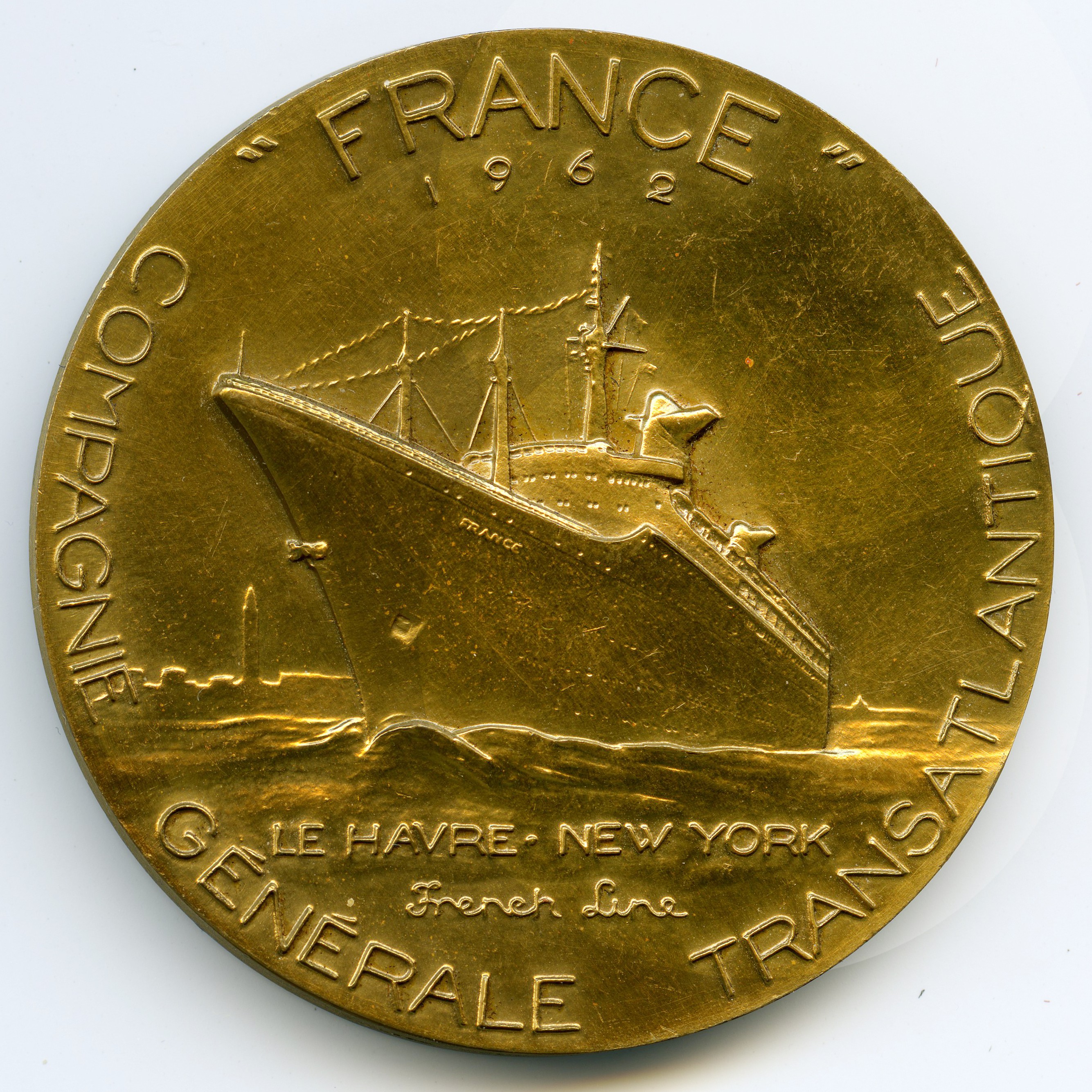 Le France - Médaille Bronze revers Le France - Médaille Bronze revers