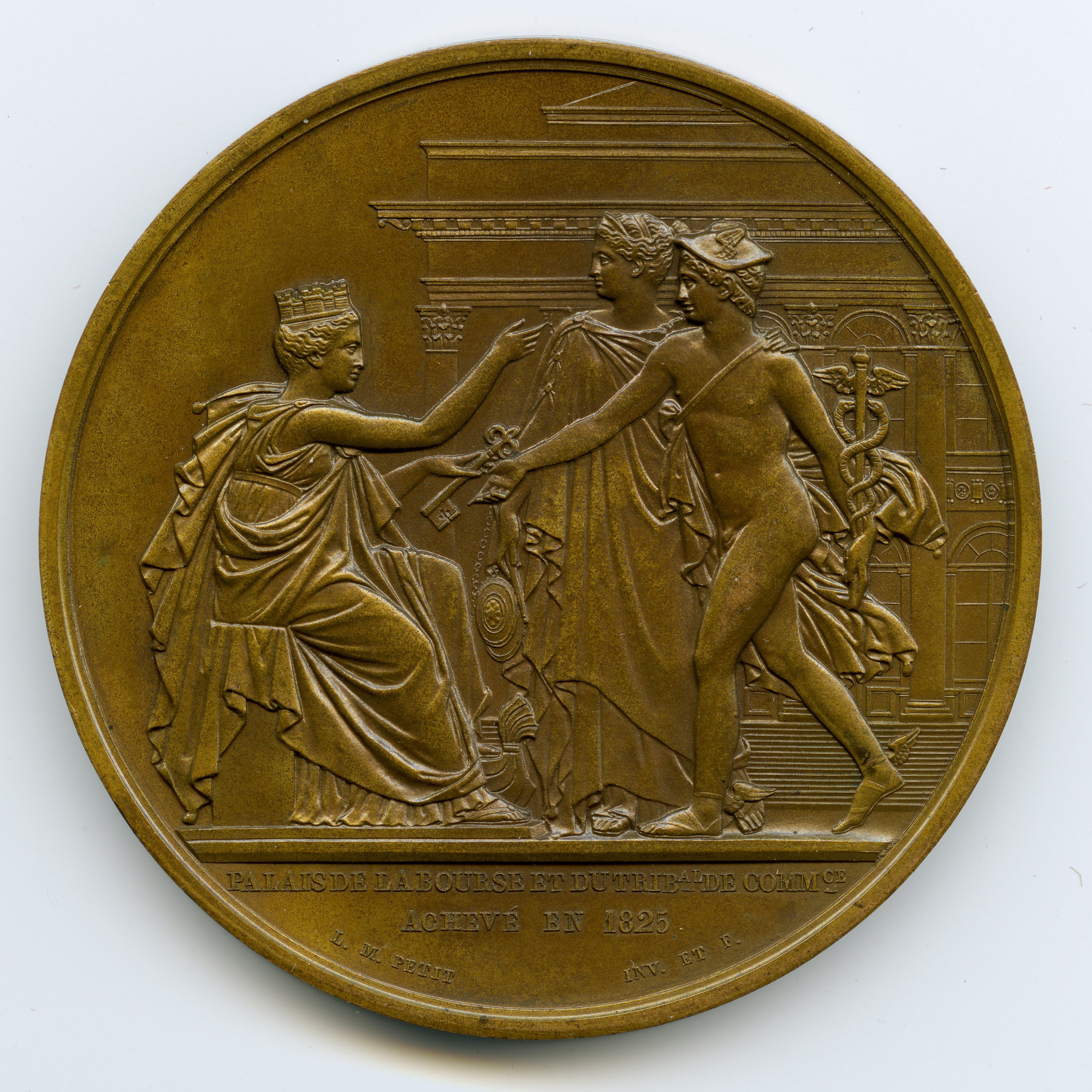 Palais de la Bourse - Médaille Bronze revers