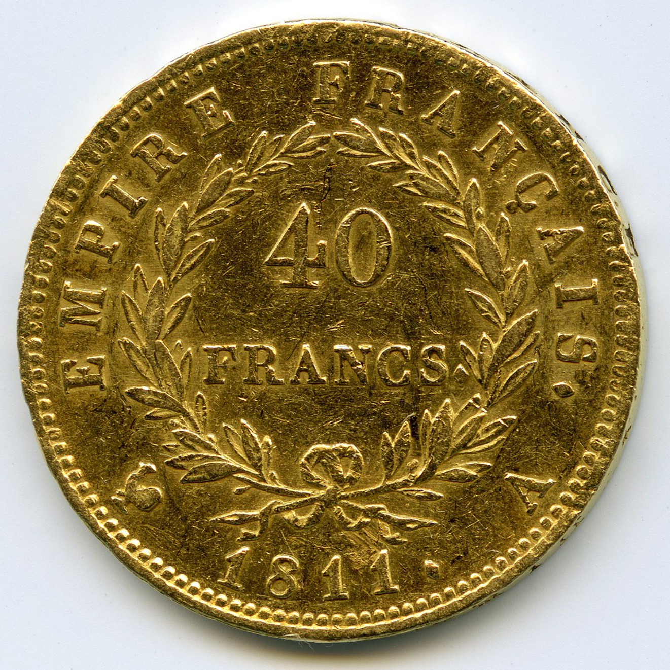 Napoléon Ier - 40 Francs - 1811 A revers
