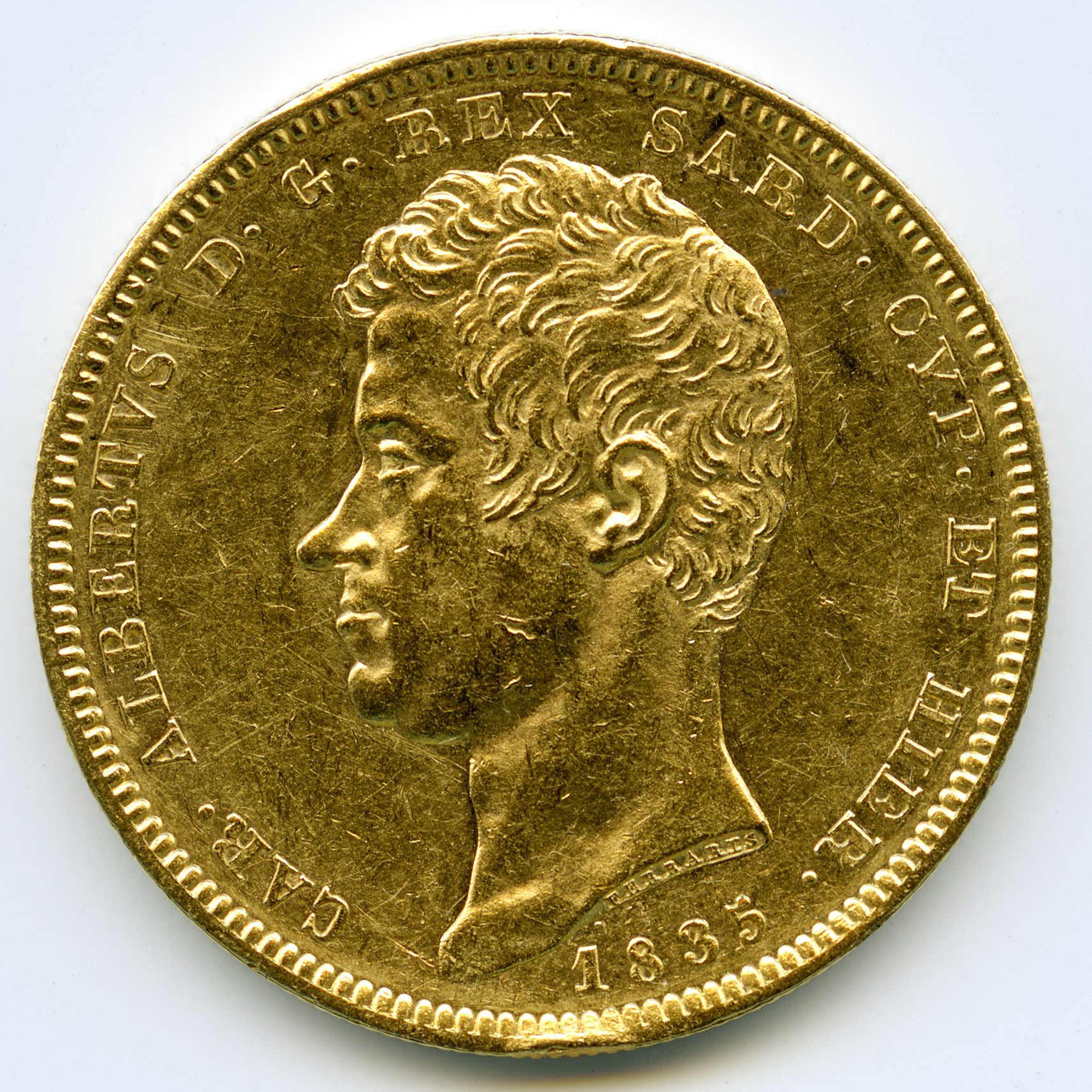 Italie - 100 Lire - 1835 avers