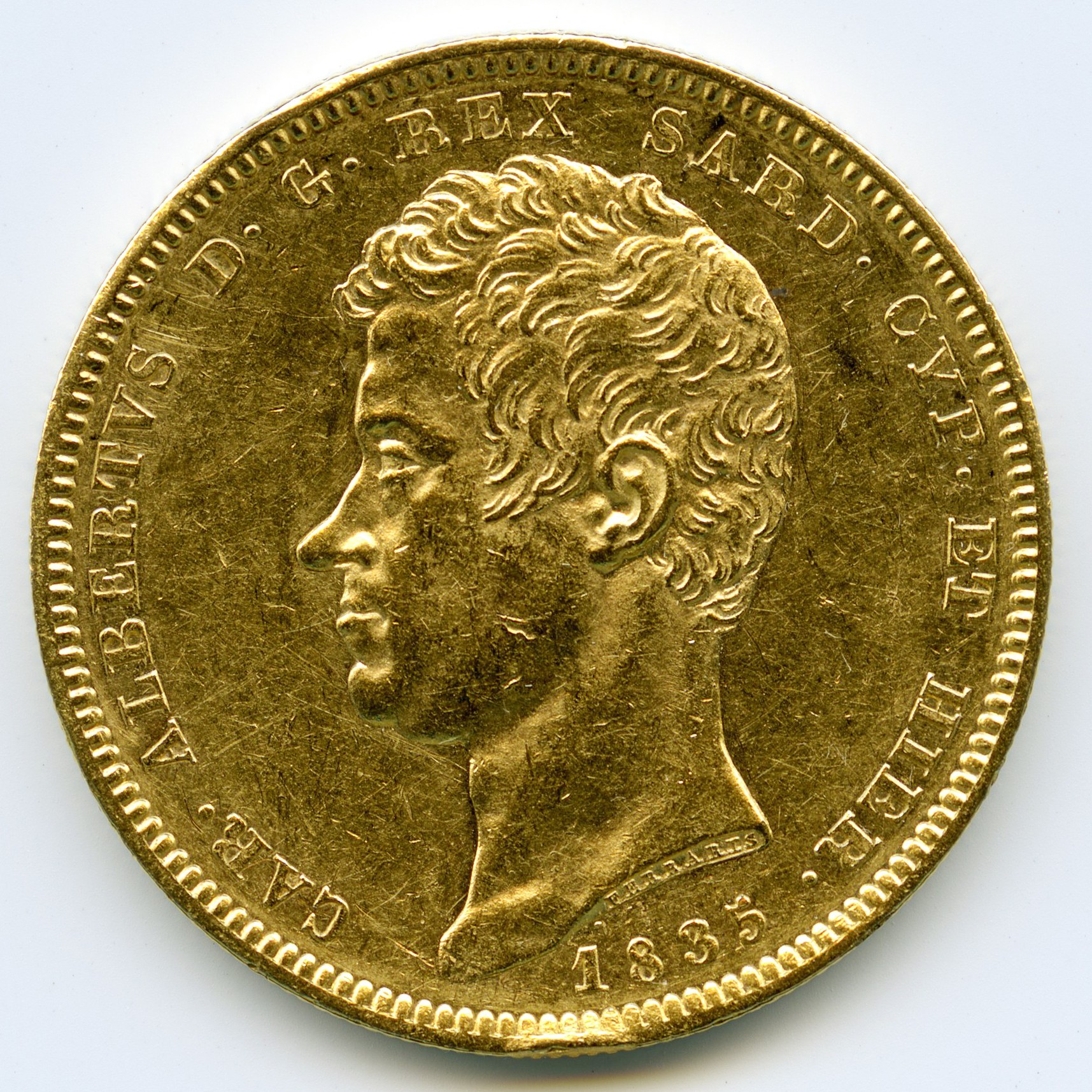 Italie - 100 Lire - 1835 avers Italie - 100 Lire - 1835 avers