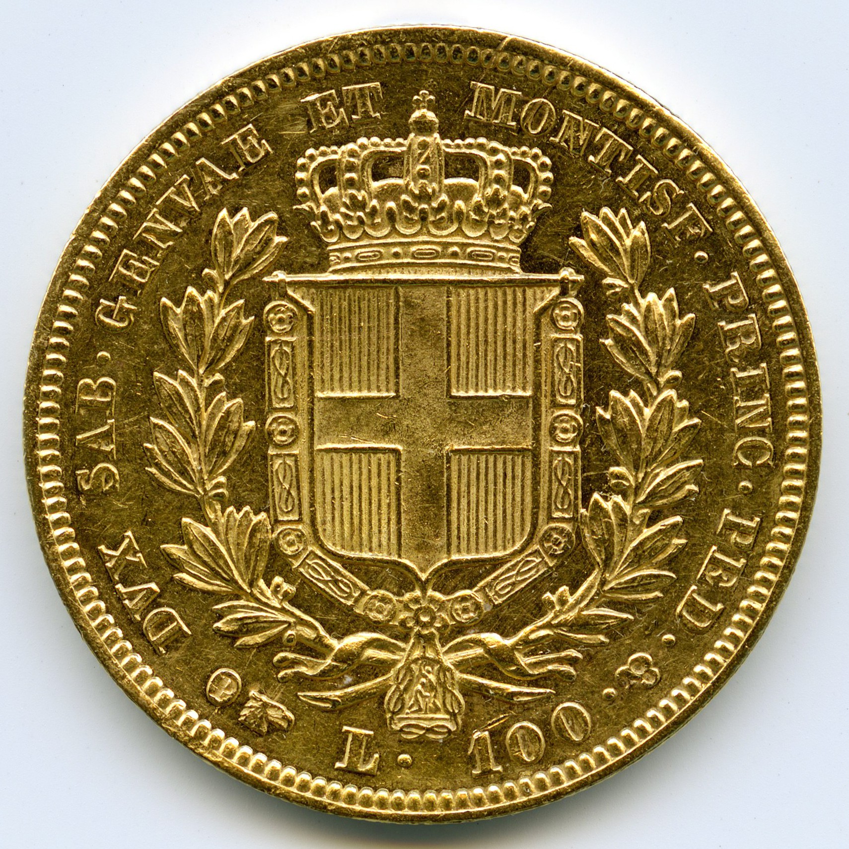 Italie - 100 Lire - 1835 revers