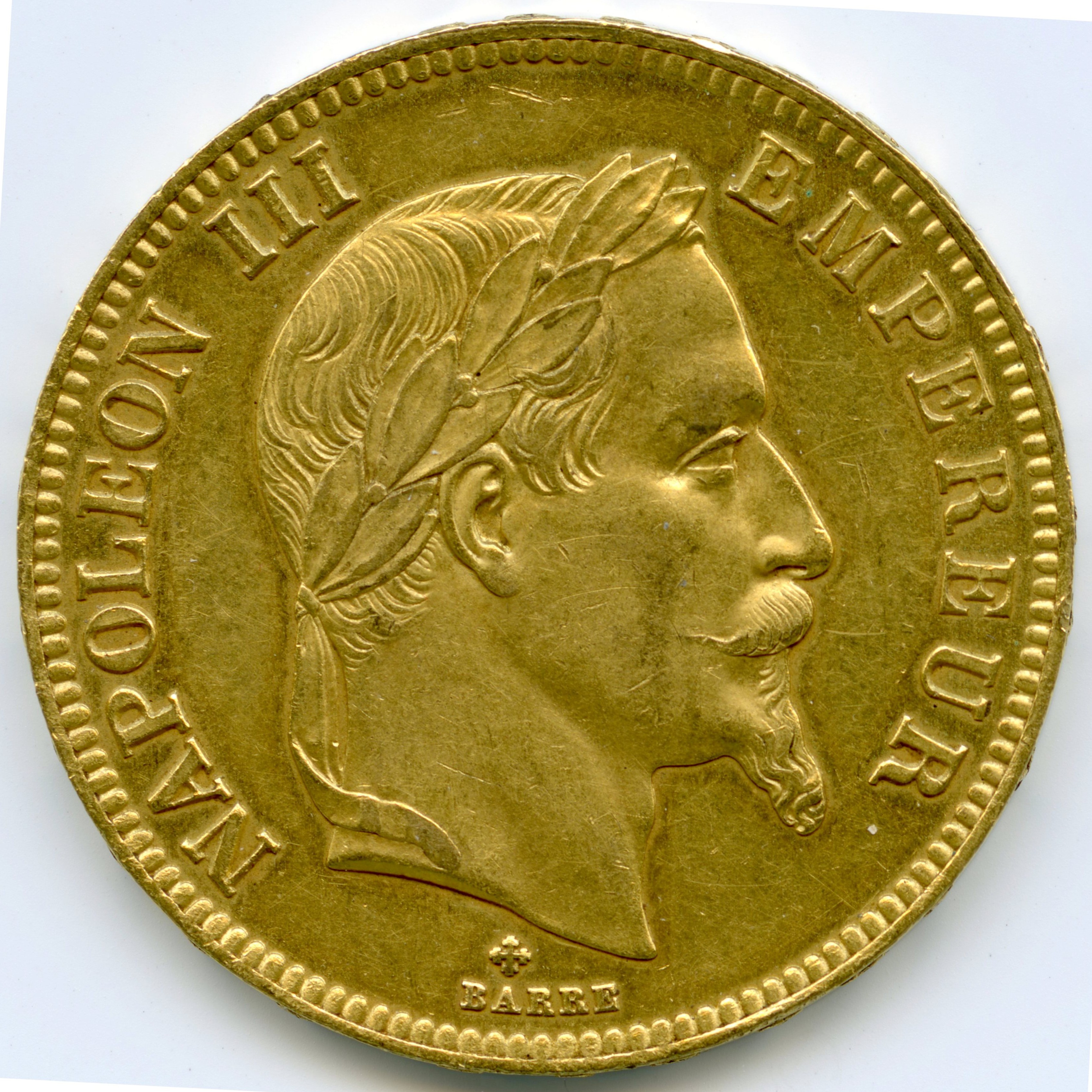 Napoléon III - 100 Francs - 1862 BB avers