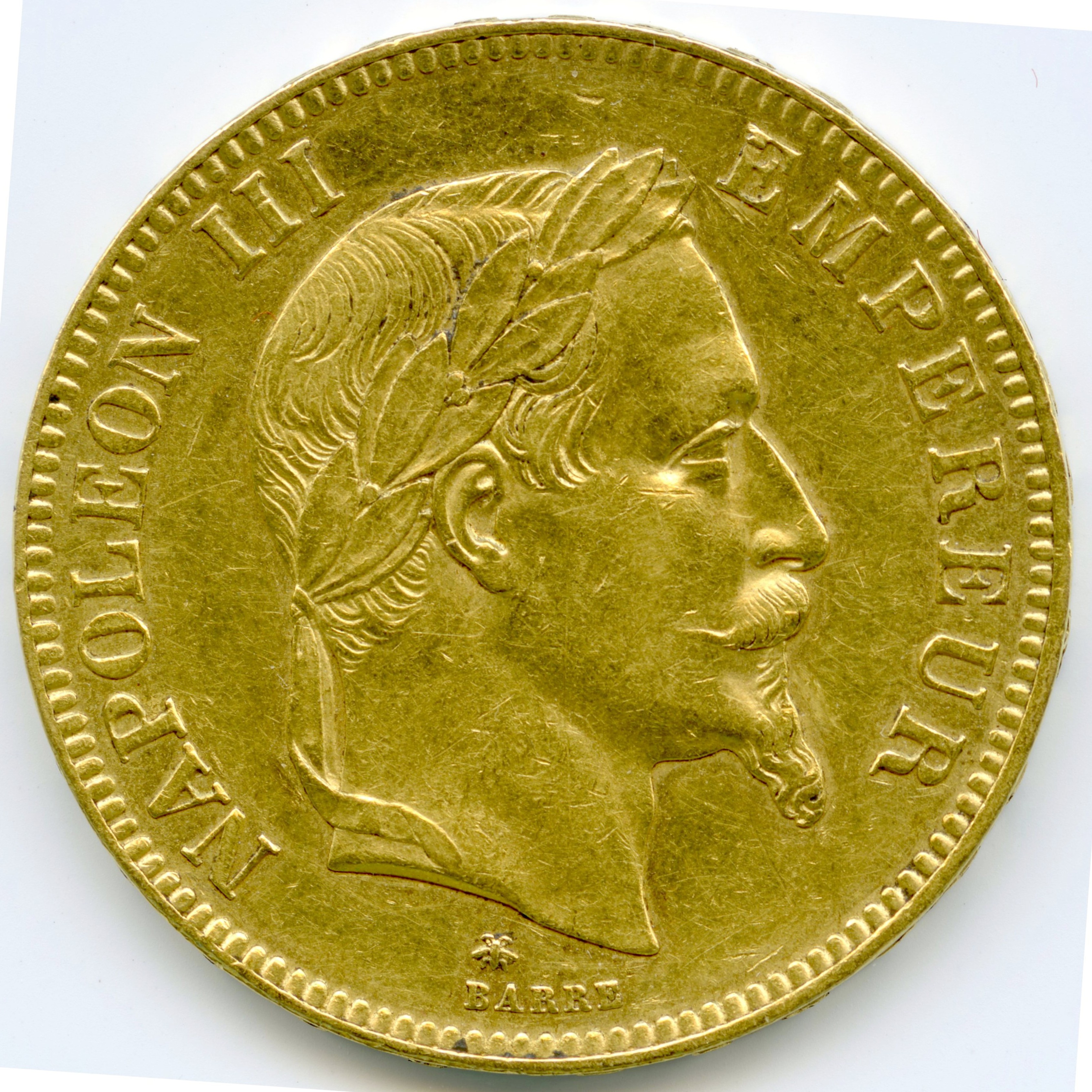100 Francs - Napoléon III - 1869 - Paris avers
