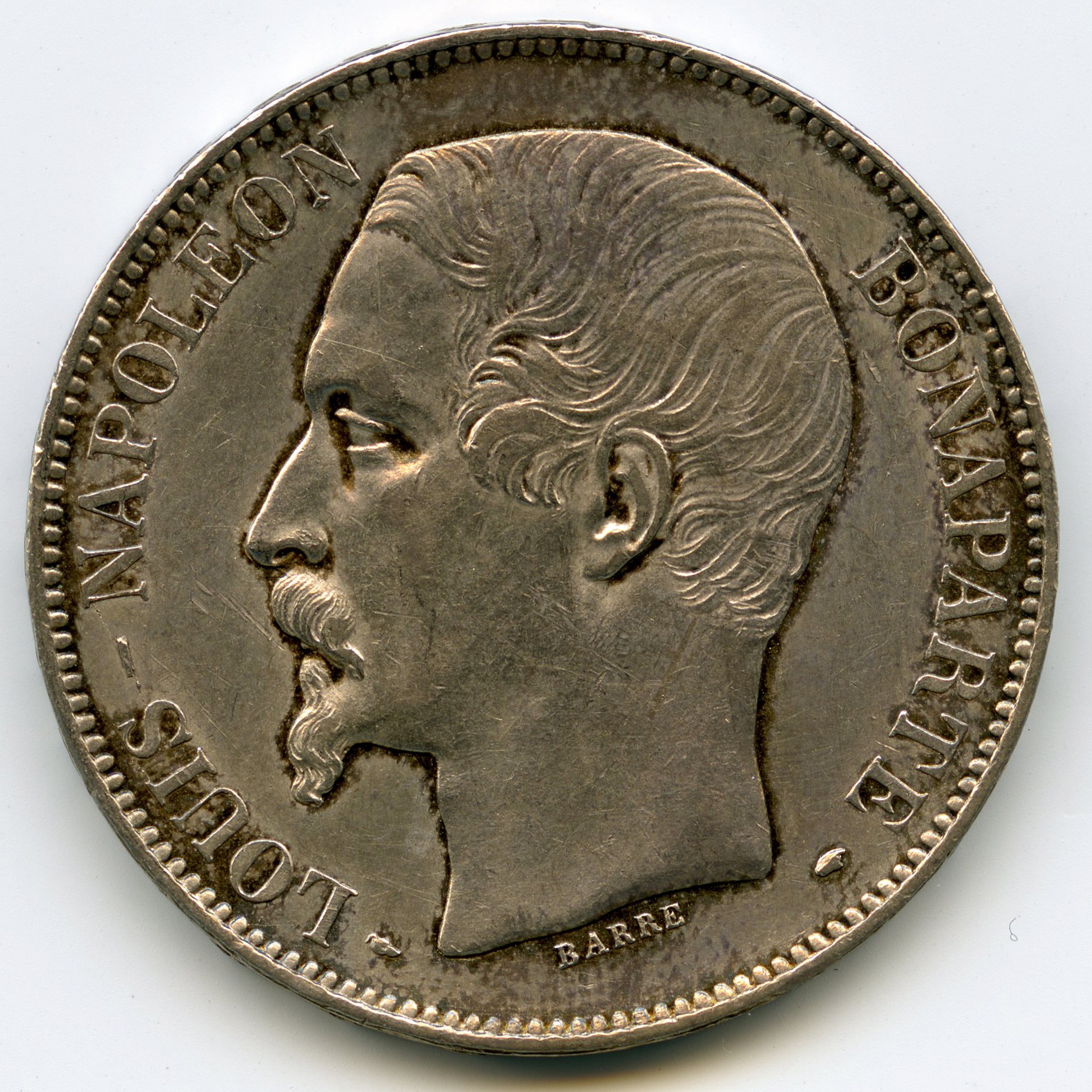 IIème République - 5 Francs - 1852 A avers