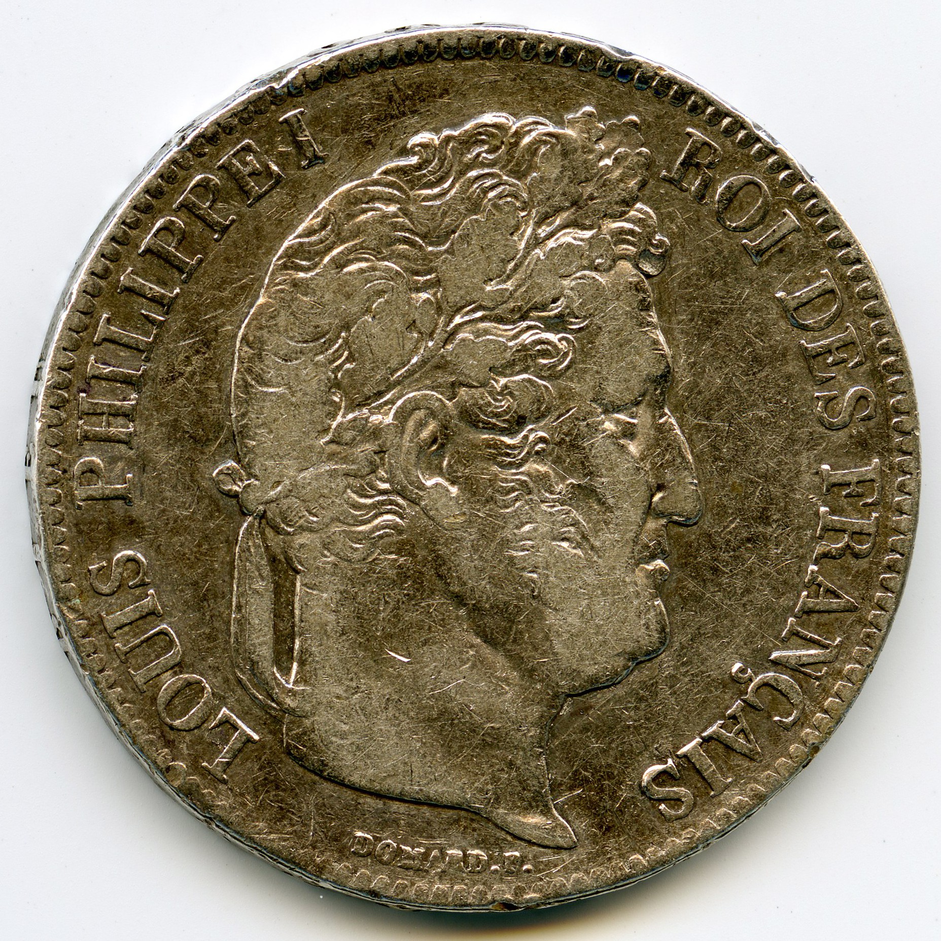 Louis-Philippe I - 5 Francs - 1837 B avers