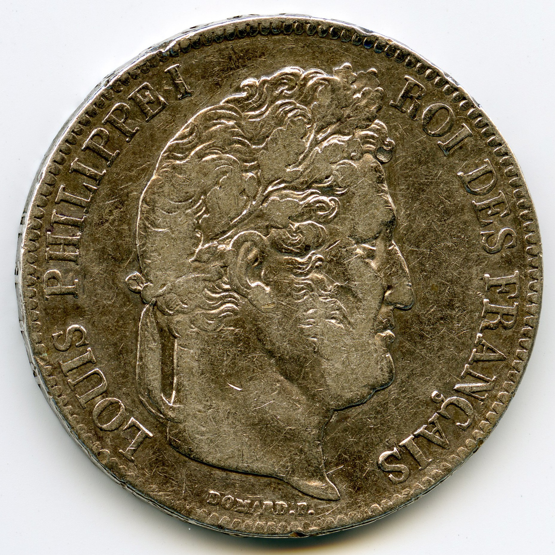 Louis-Philippe I - 5 Francs - 1837 B avers Louis-Philippe I - 5 Francs - 1837 B avers