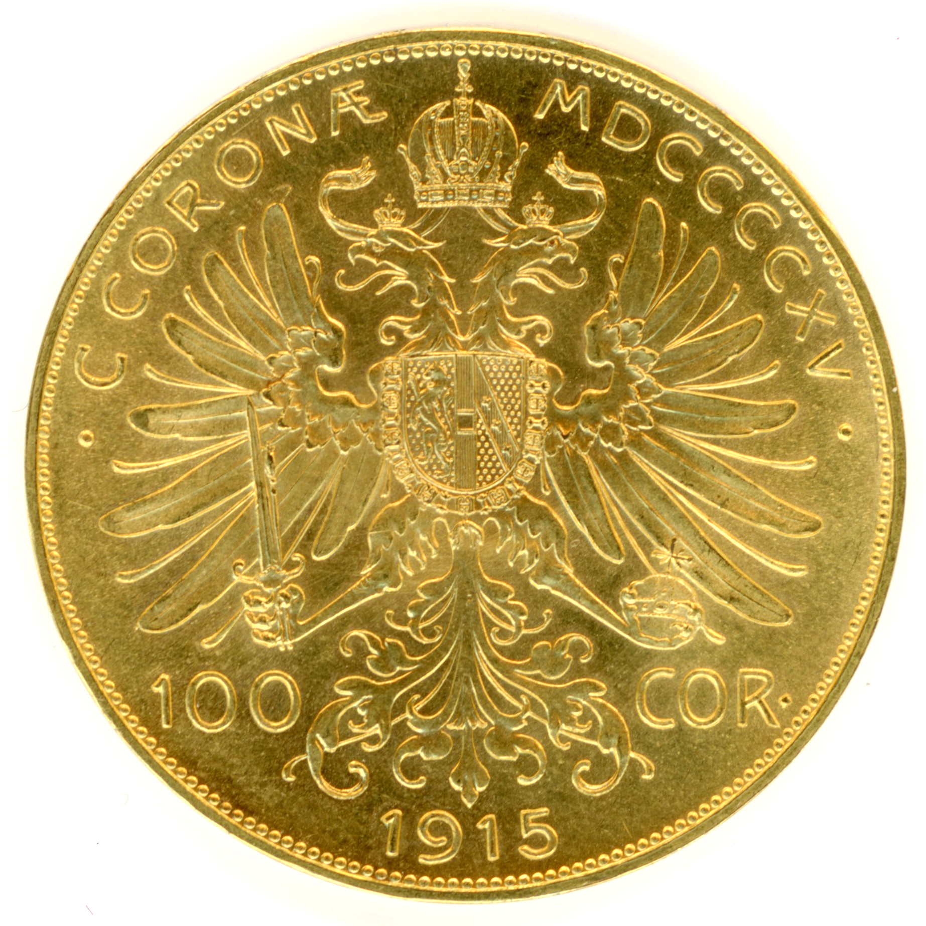 Autriche - 100 Couronnes - 1915 revers Autriche - 100 Couronnes - 1915 revers