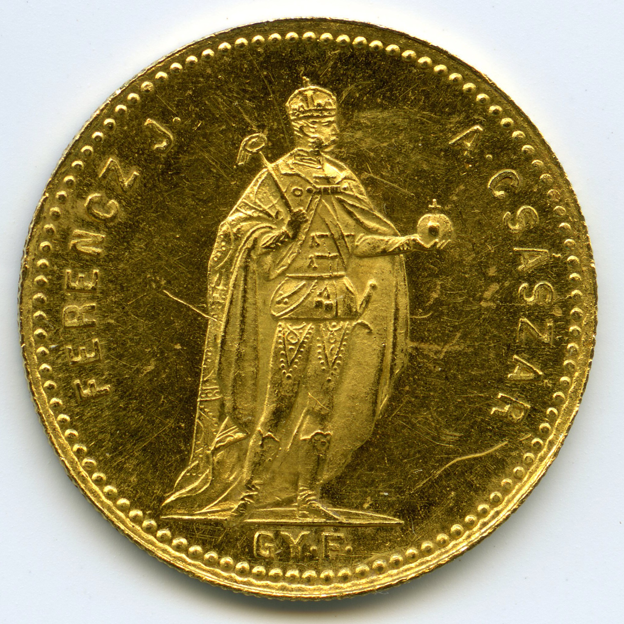 Hongrie - 1 Ducat - 1869 avers Hongrie - 1 Ducat - 1869 avers