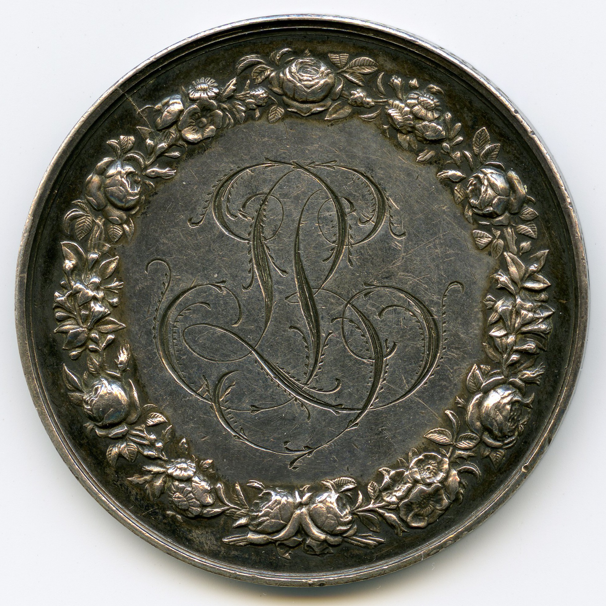 Médaille de mariage - 1885 revers Médaille de mariage - 1885 revers