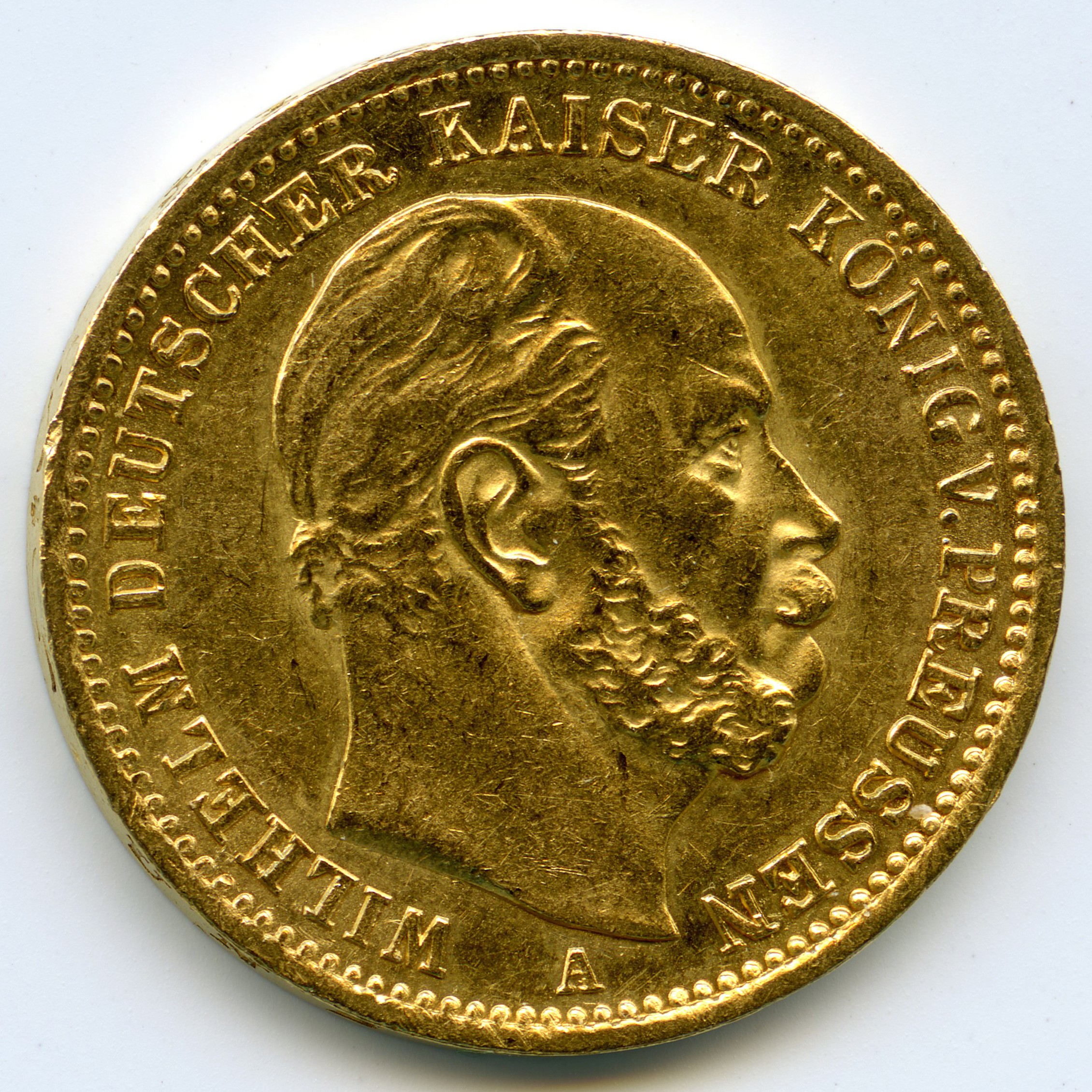 Allemagne - 20 Mark - 1872 A avers