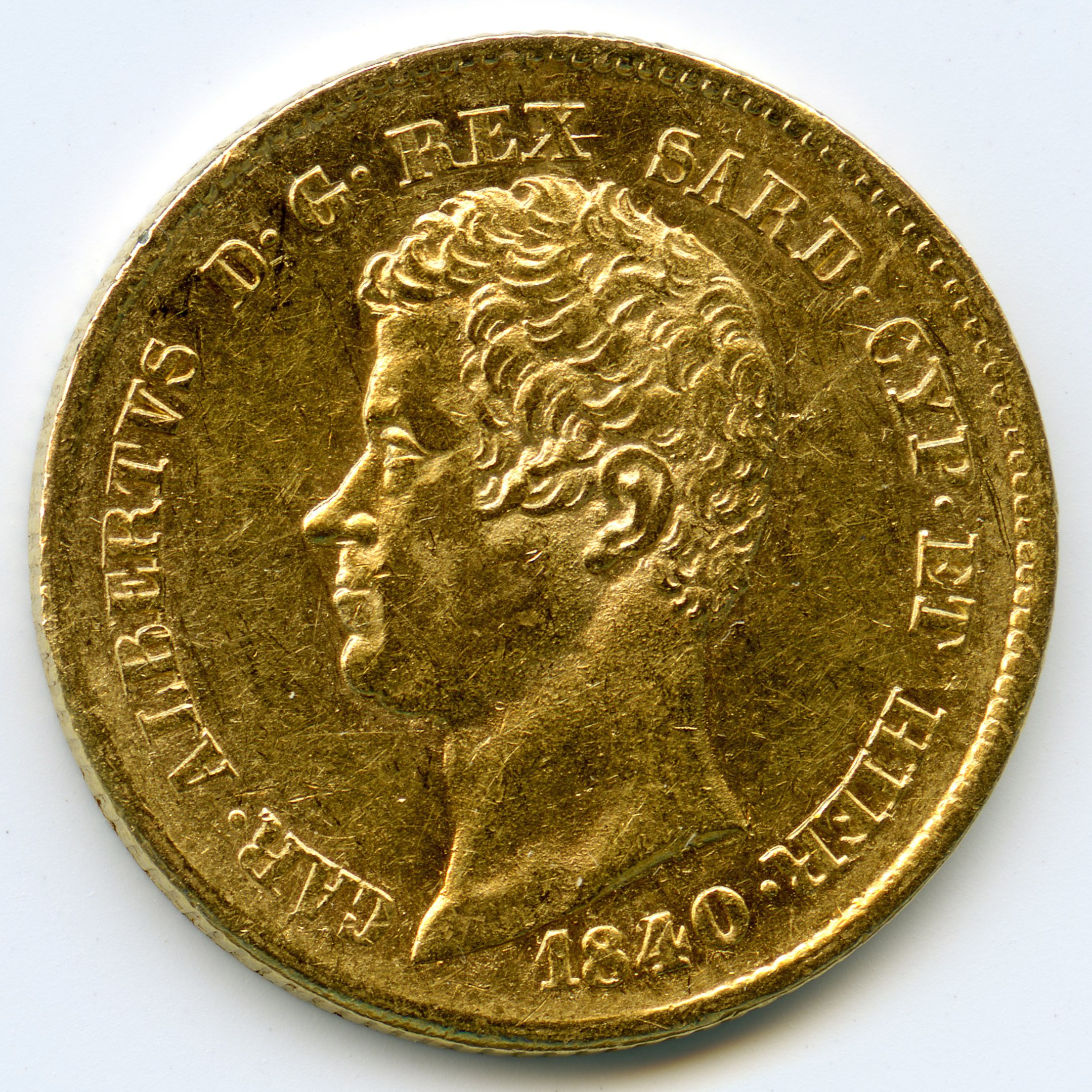 Italie - 20 Lire - 1840 - Gênes avers Italie - 20 Lire - 1840 - Gênes avers