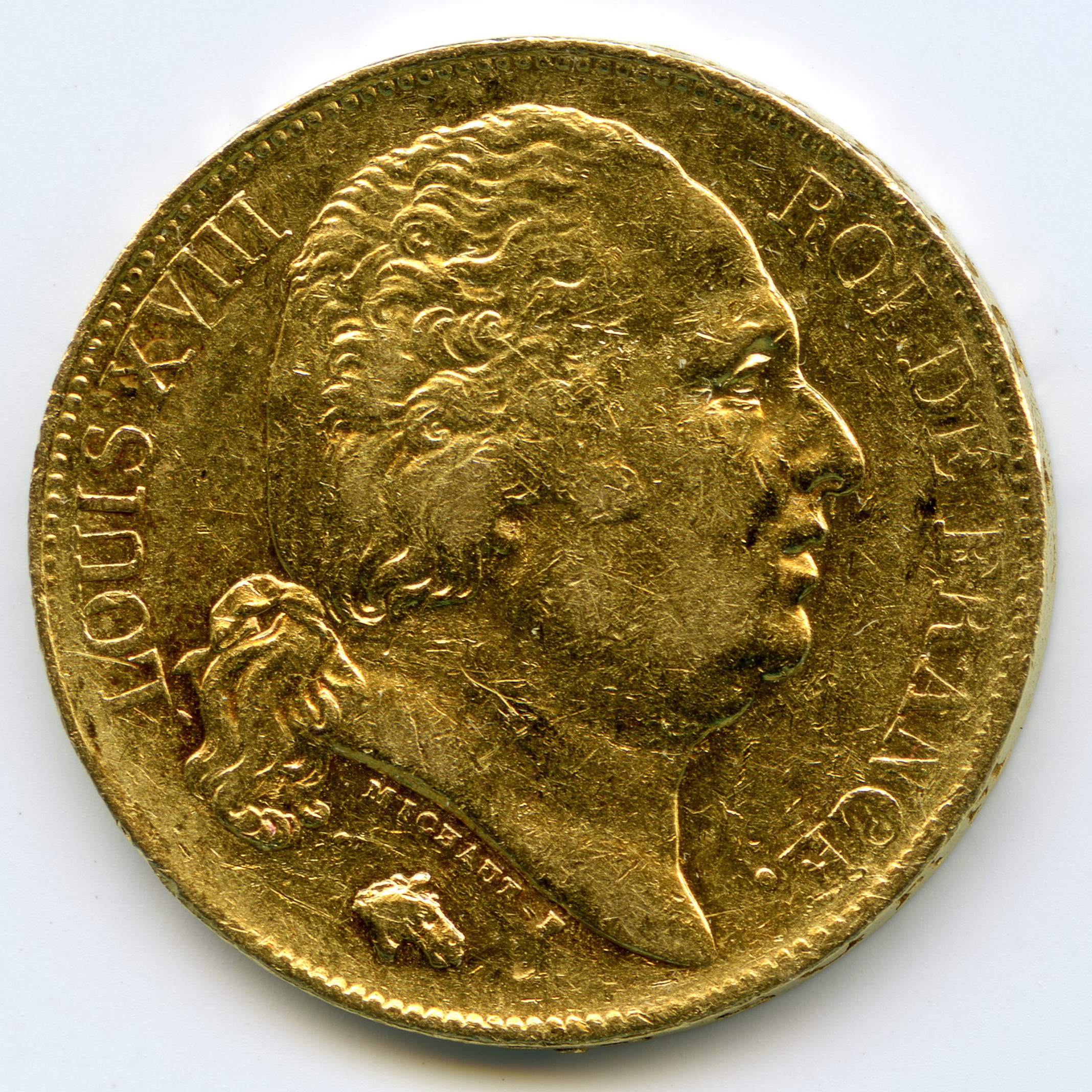 Louis XVIII - 20 Francs - 1818 Q avers