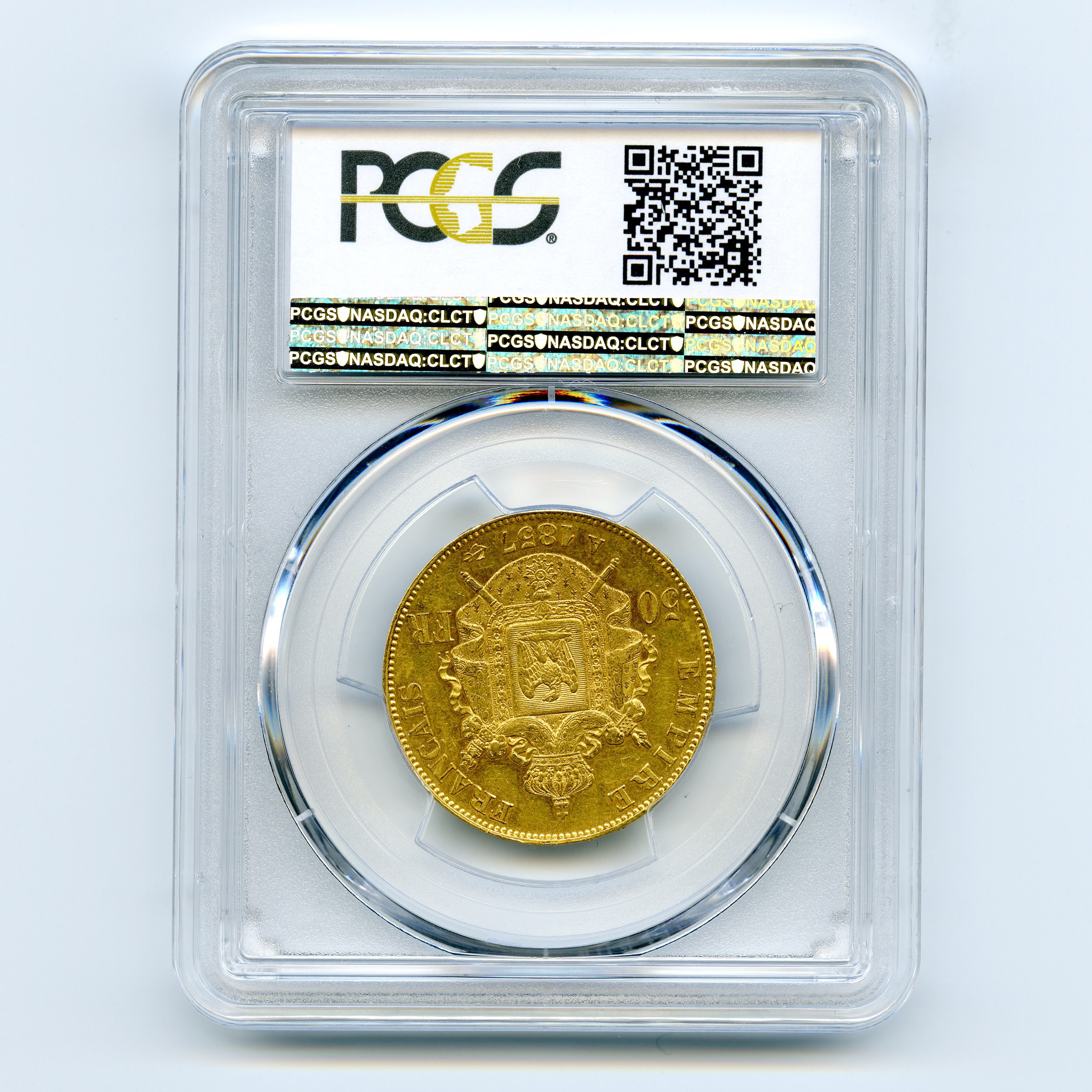 Napoléon III - 50 Francs - 1857 A revers Napoléon III - 50 Francs - 1857 A revers