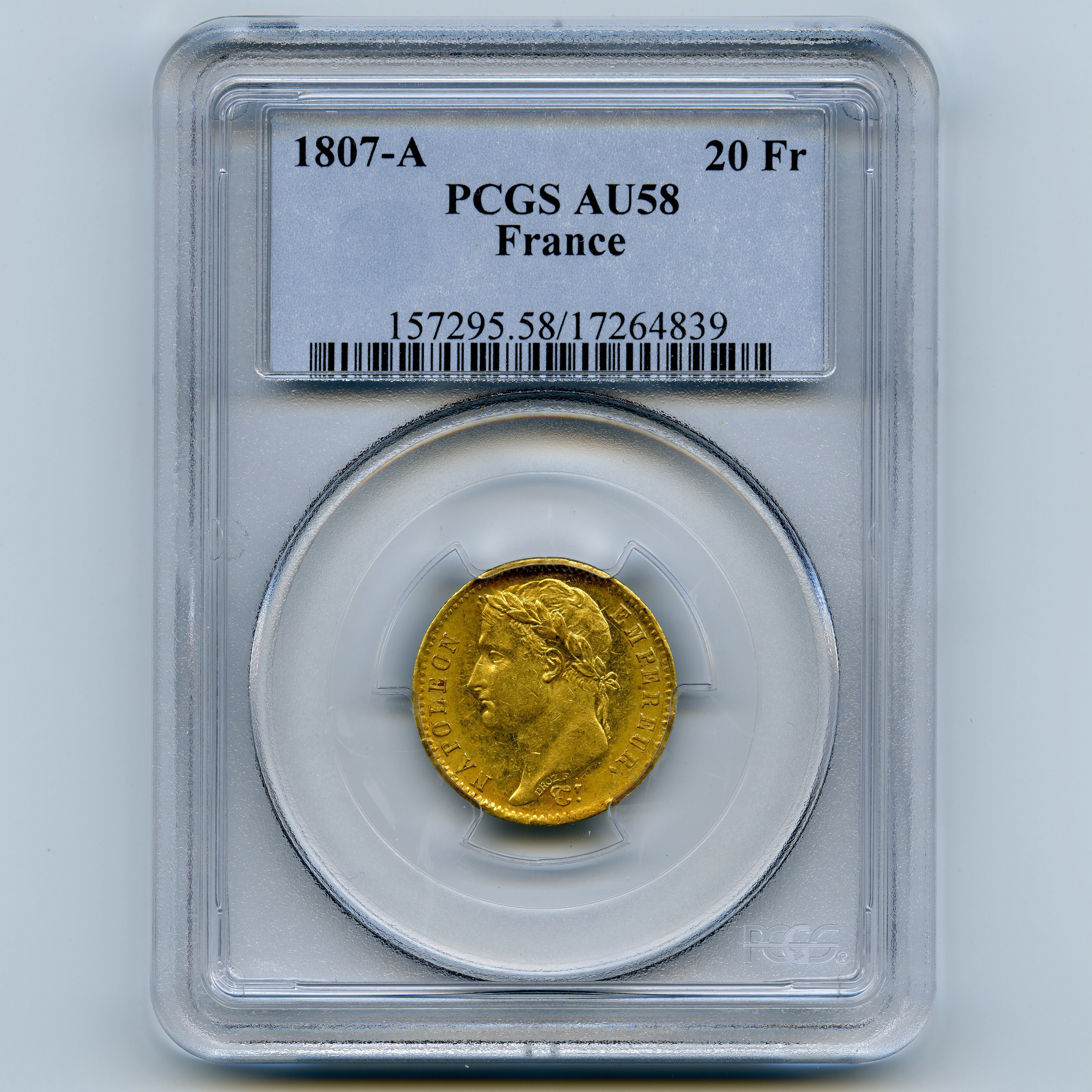 Napoléon Ier - 20 Francs - 1807 A avers Napoléon Ier - 20 Francs - 1807 A avers