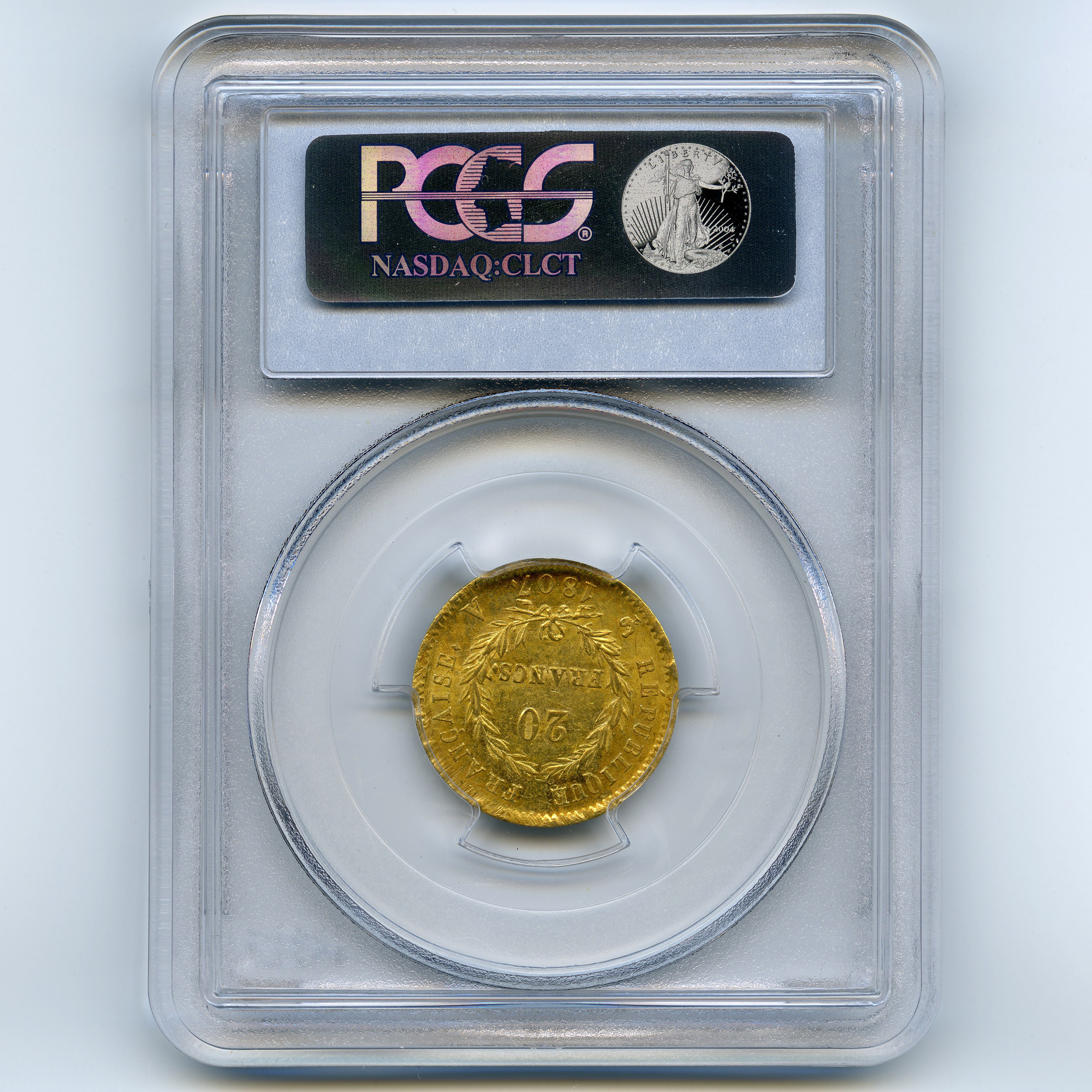 Napoléon Ier - 20 Francs - 1807 A revers Napoléon Ier - 20 Francs - 1807 A revers
