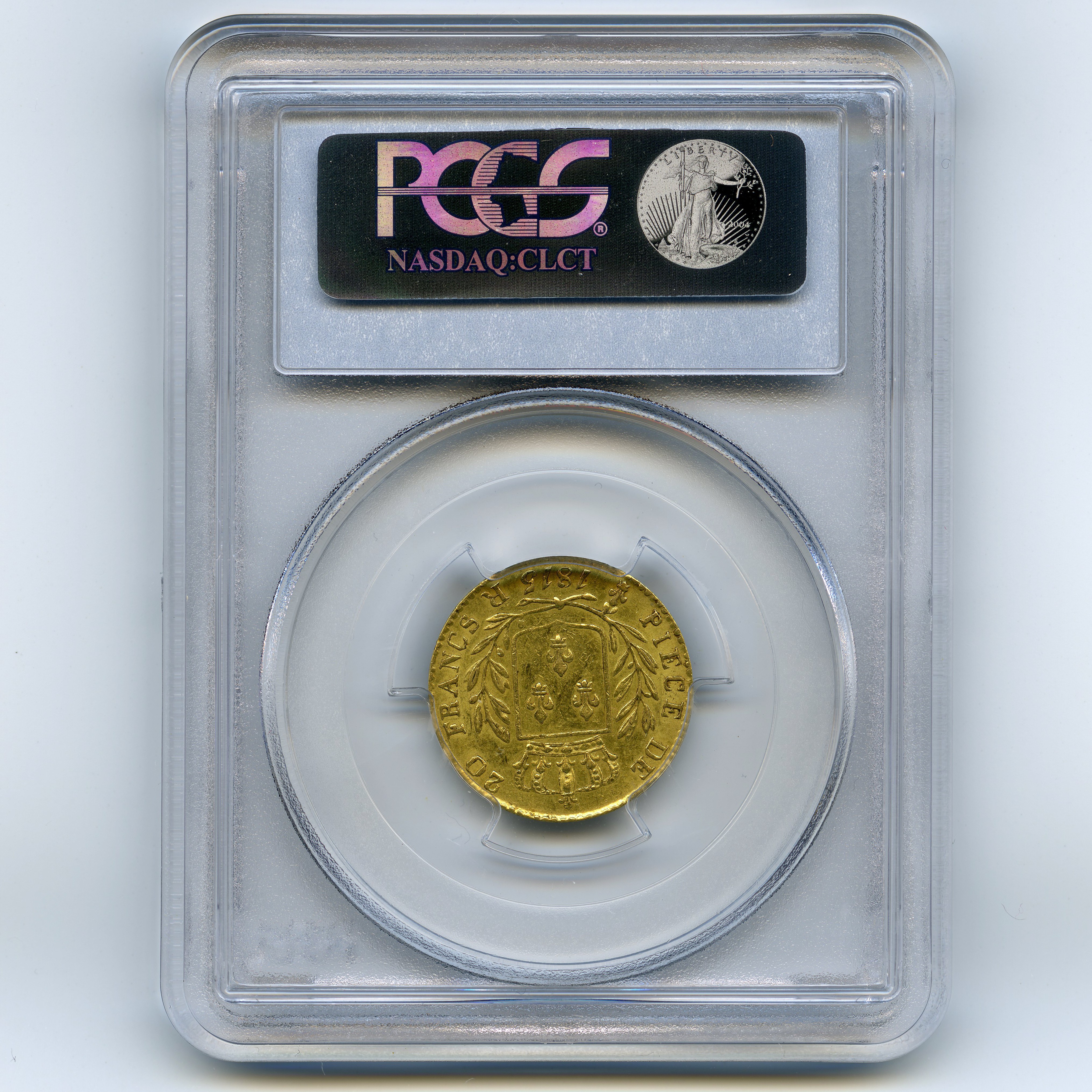 Louis XVIII - 20 Francs - 1815 R revers Louis XVIII - 20 Francs - 1815 R revers