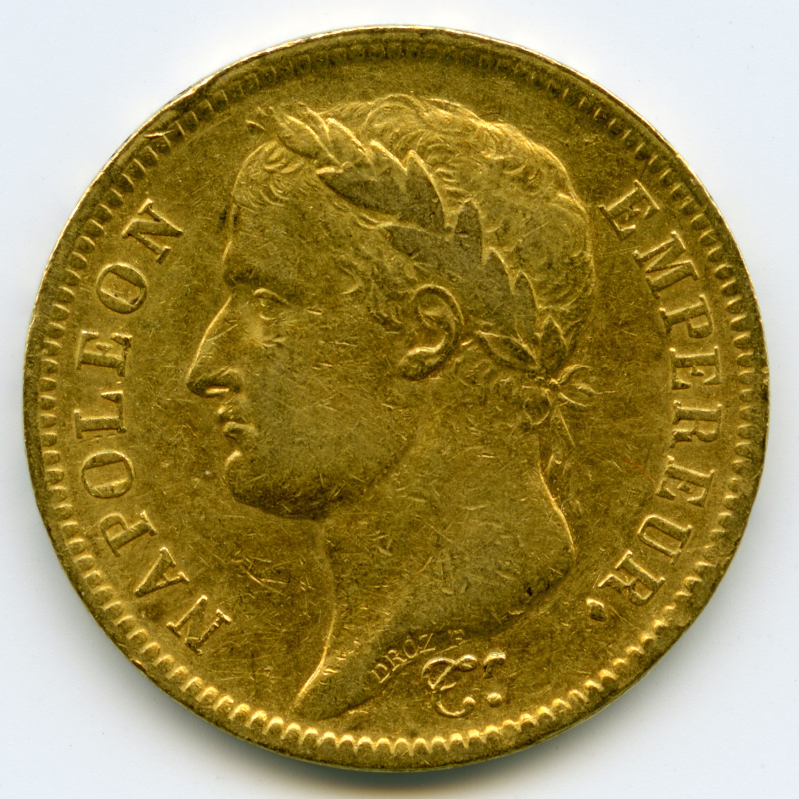 Napoléon Ier - 40 Francs - 1811 A avers