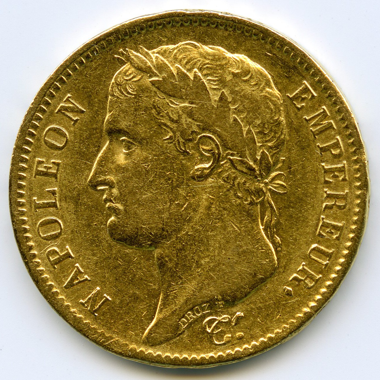 Napoléon Ier - 40 Francs - 1810 W avers Napoléon Ier - 40 Francs - 1810 W avers