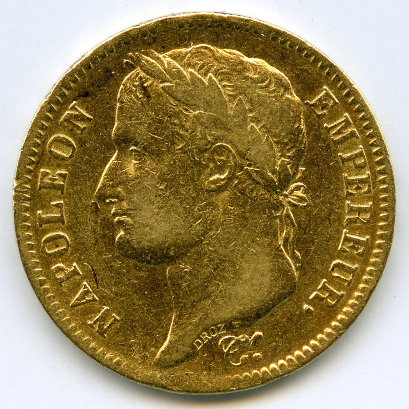 Napoléon Ier - 40 Francs - 1812 A avers