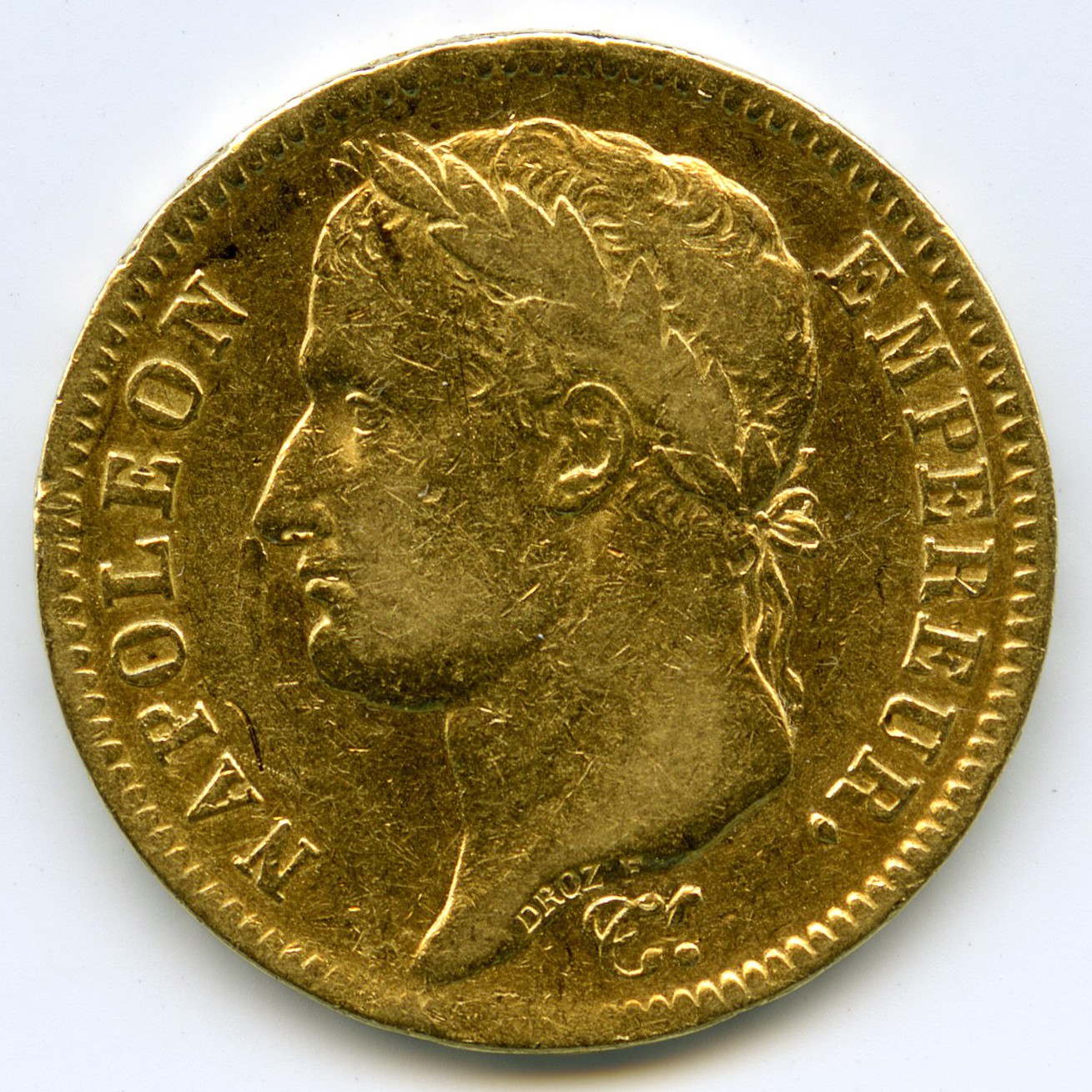 Napoléon Ier - 40 Francs - 1812 A avers Napoléon Ier - 40 Francs - 1812 A avers