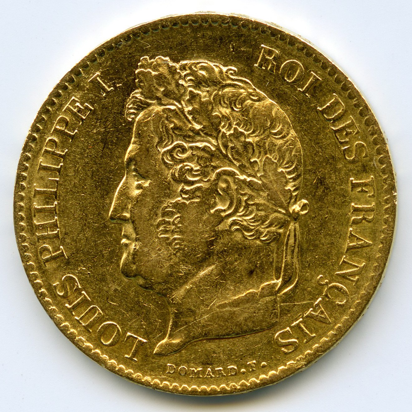 Louis-Philipe I - 40 Francs - 1834 A avers Louis-Philipe I - 40 Francs - 1834 A avers