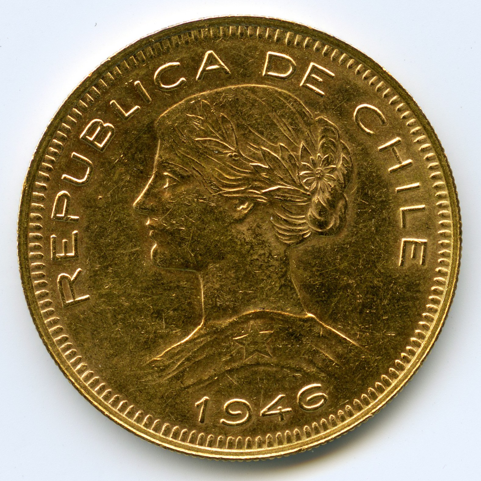 Chili - 100 Pesos - 1946 So avers