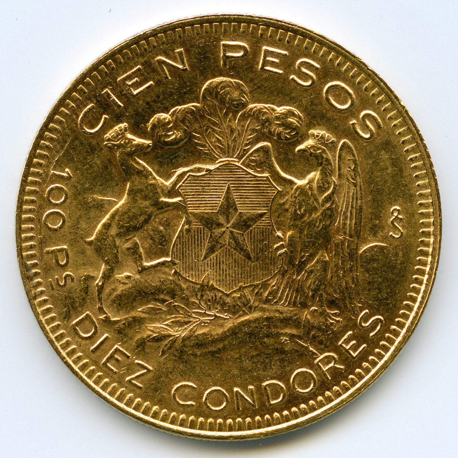 Chili - 100 Pesos - 1946 So revers