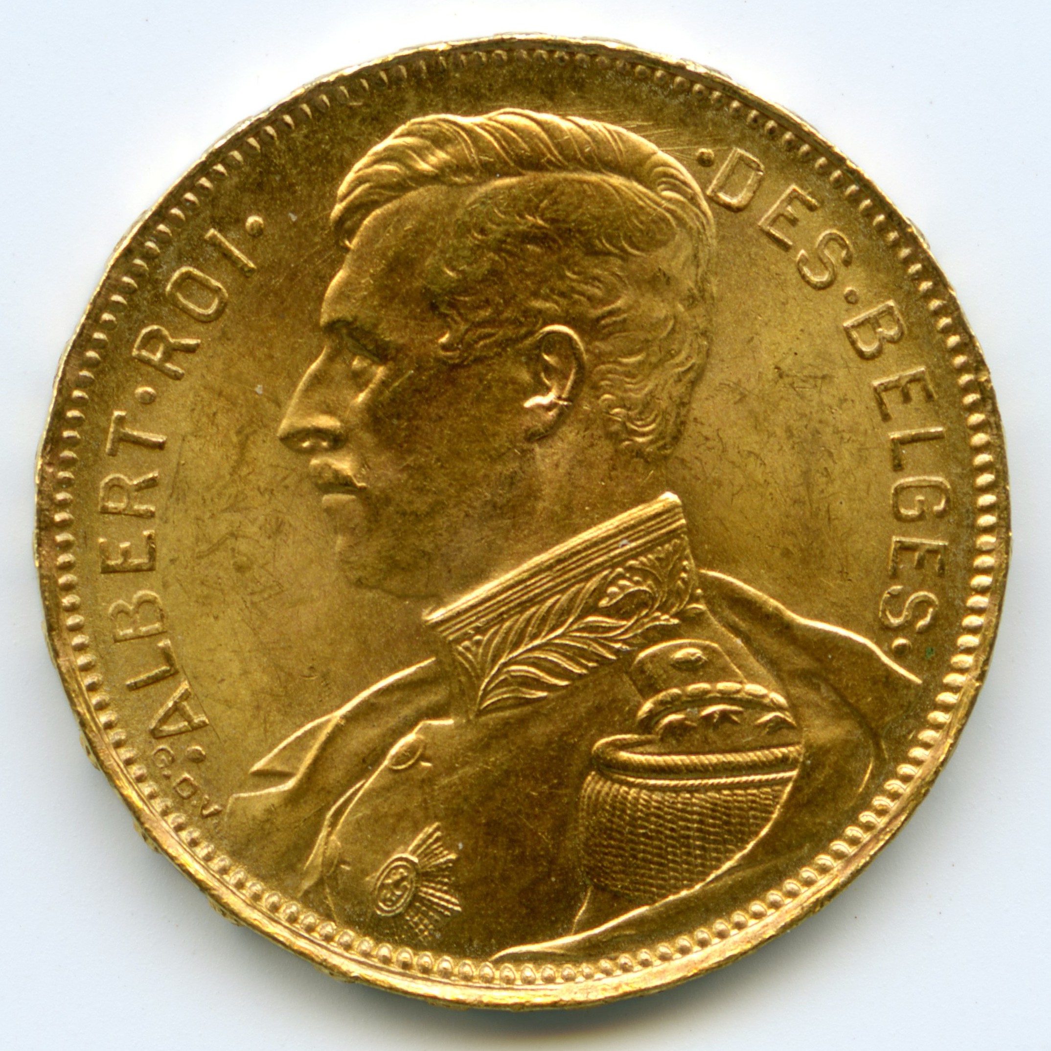 Belgique - 20 Francs - 1914 avers