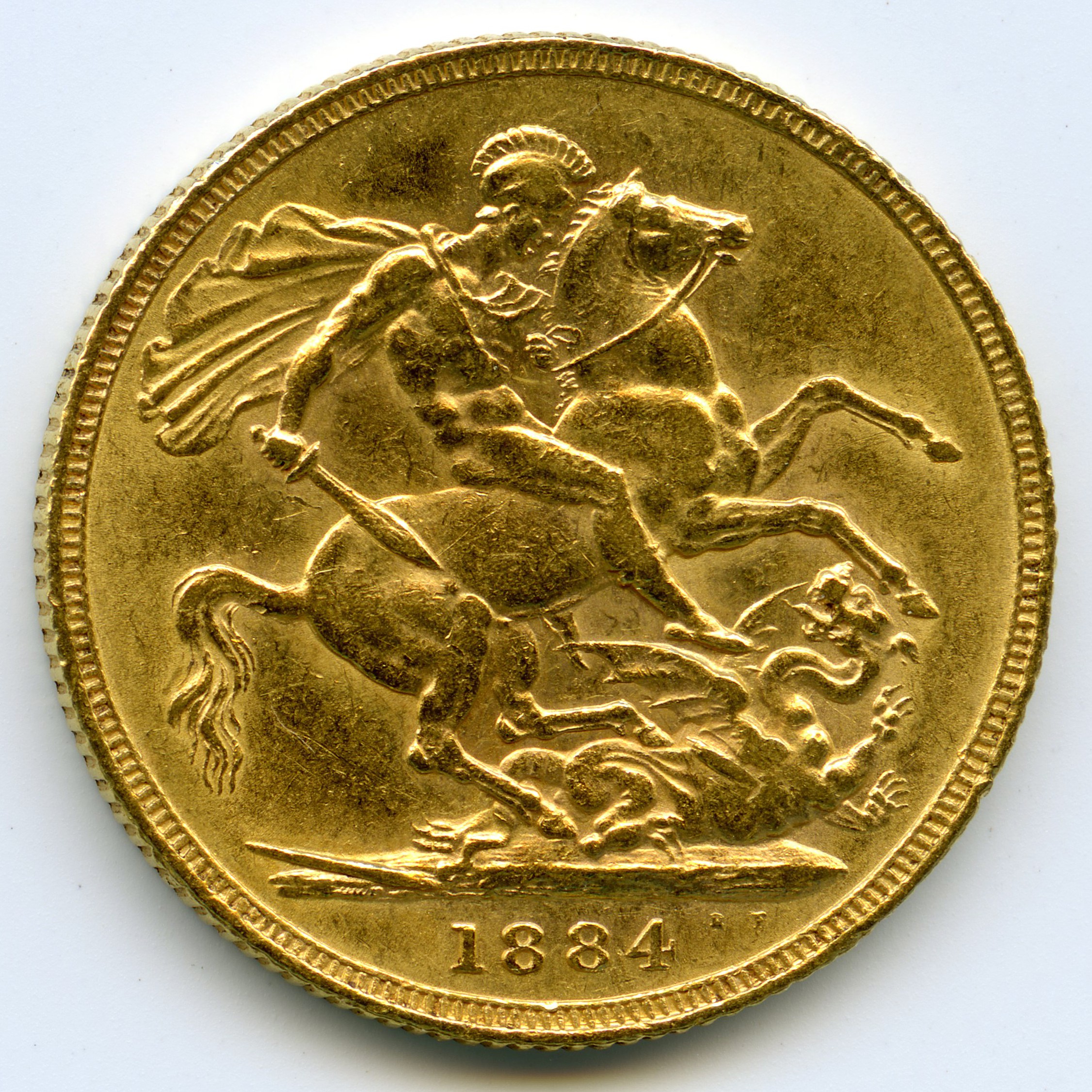 Australie - Souverain - 1884 S revers Australie - Souverain - 1884 S revers