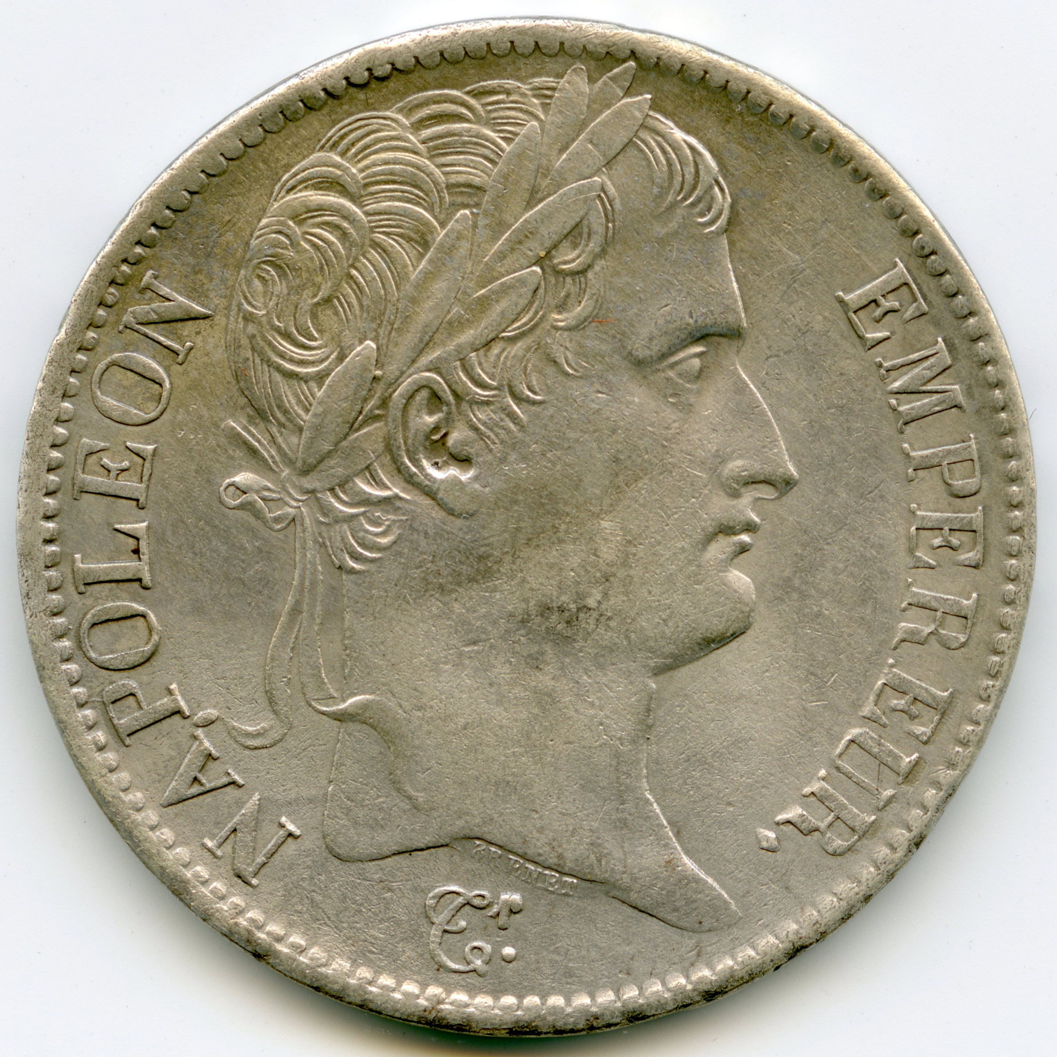 Napoléon Ier - 5 Francs - 1808 - Paris avers Napoléon Ier - 5 Francs - 1808 - Paris avers