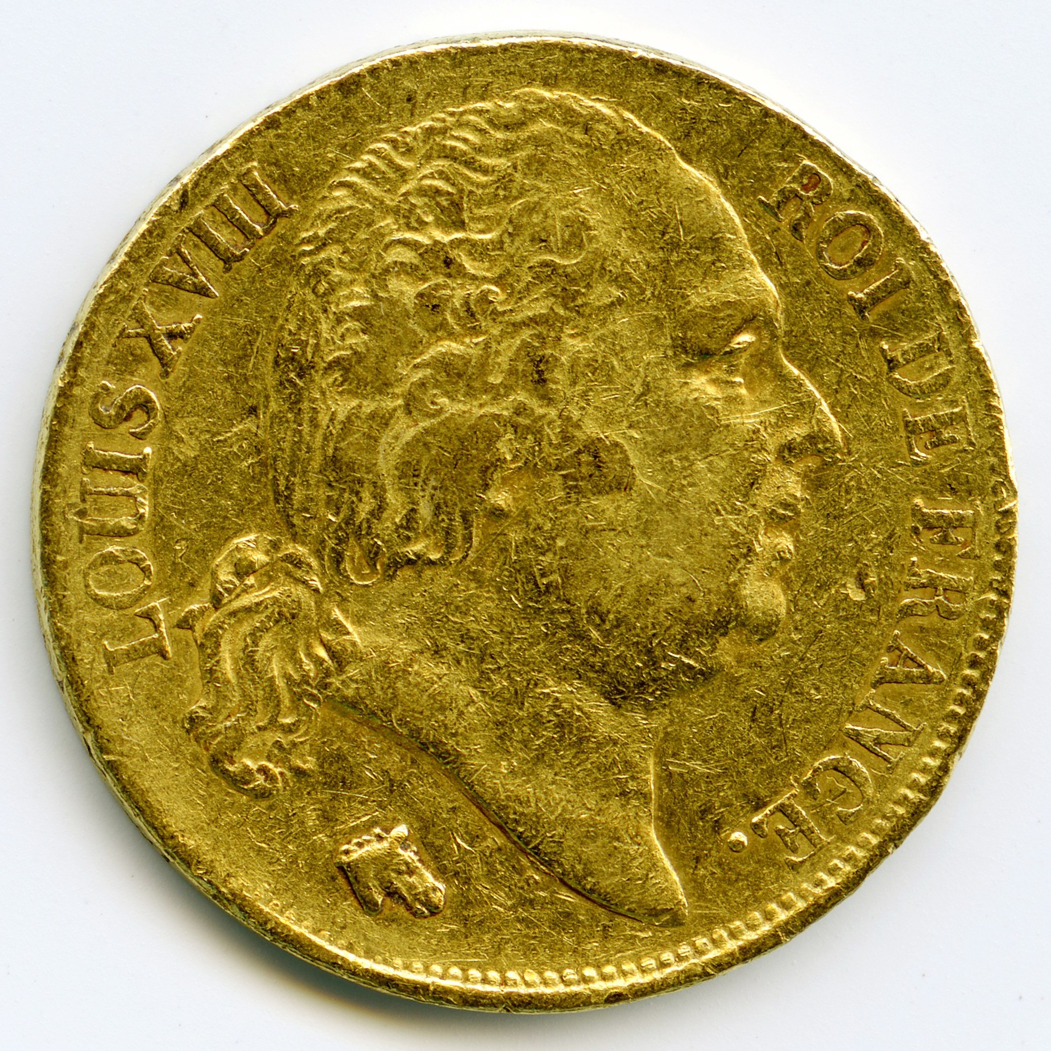 Louis XVIII - 20 Francs - 1817 L avers