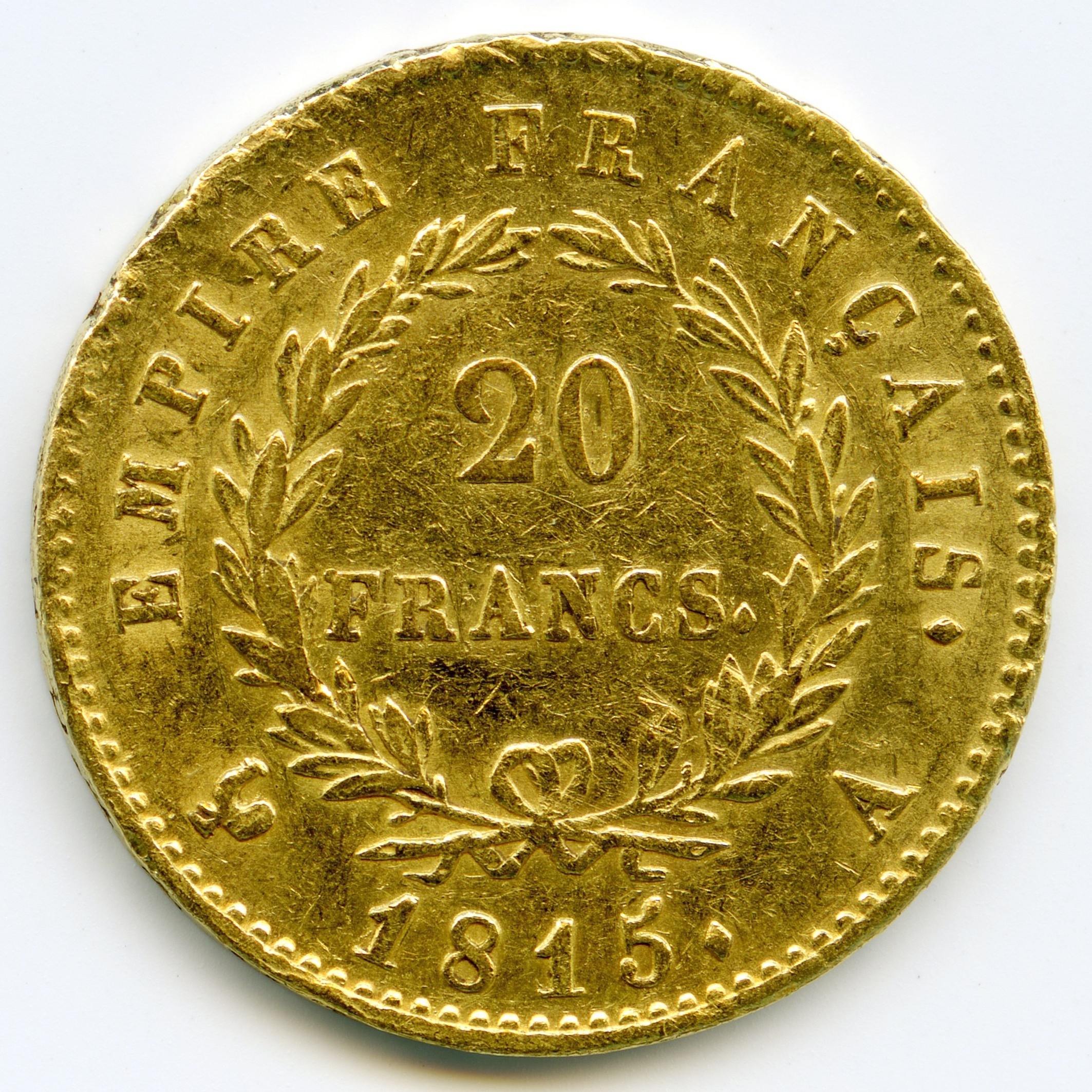 Napoléon Ier - 20 Francs 1815 A revers