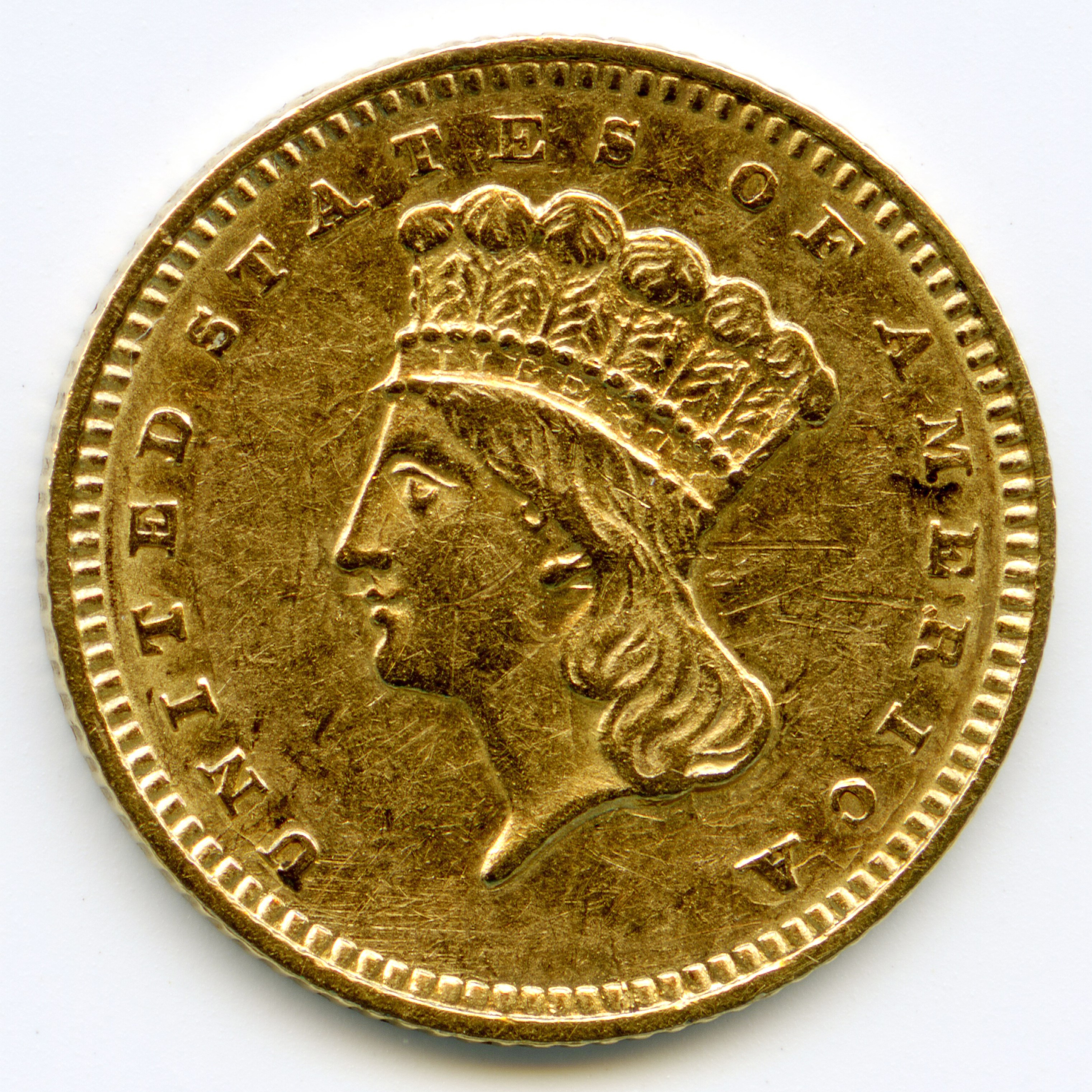 USA - 1 Dollar - 1862 avers