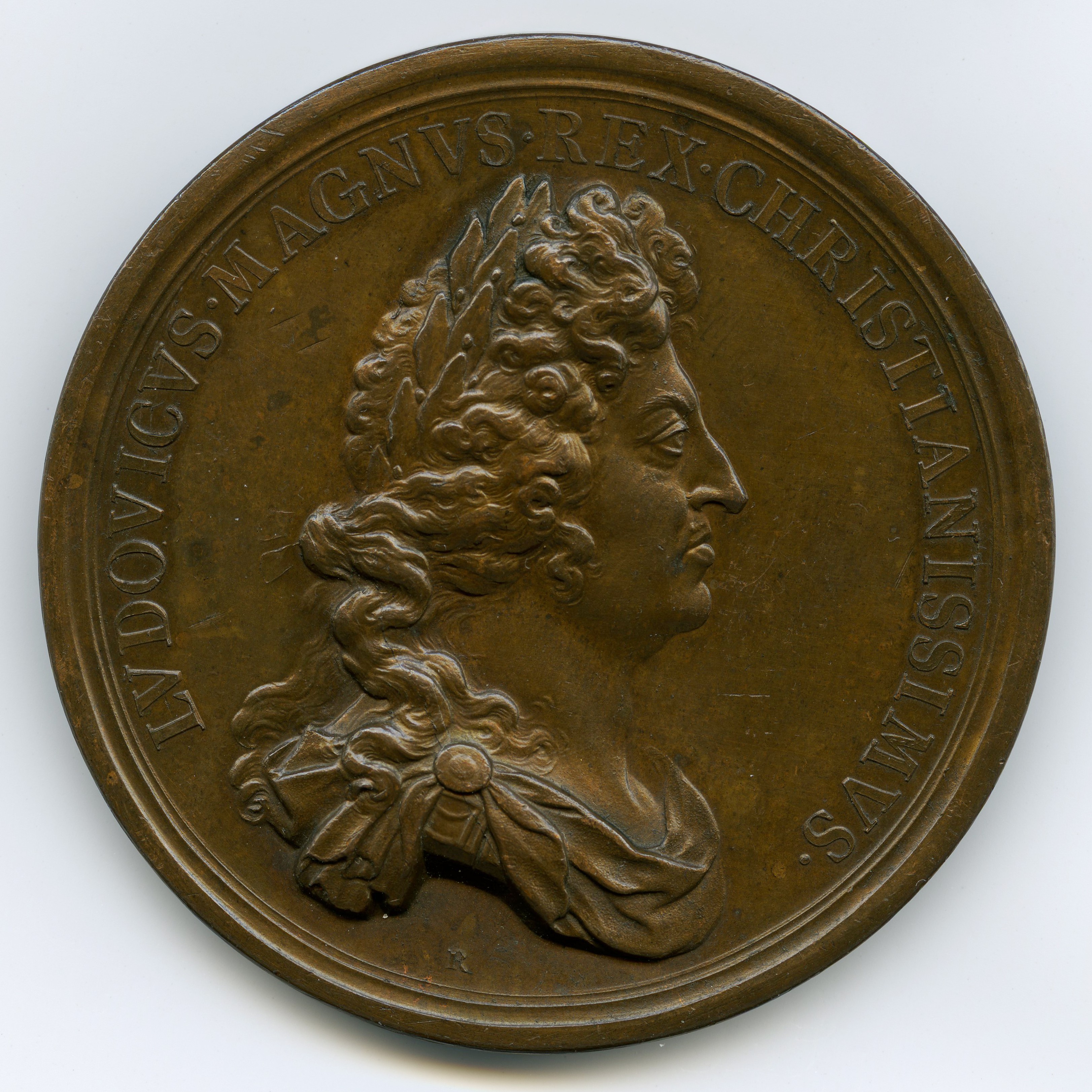 Louis XIV - Médaille en cuivre - 1686 avers