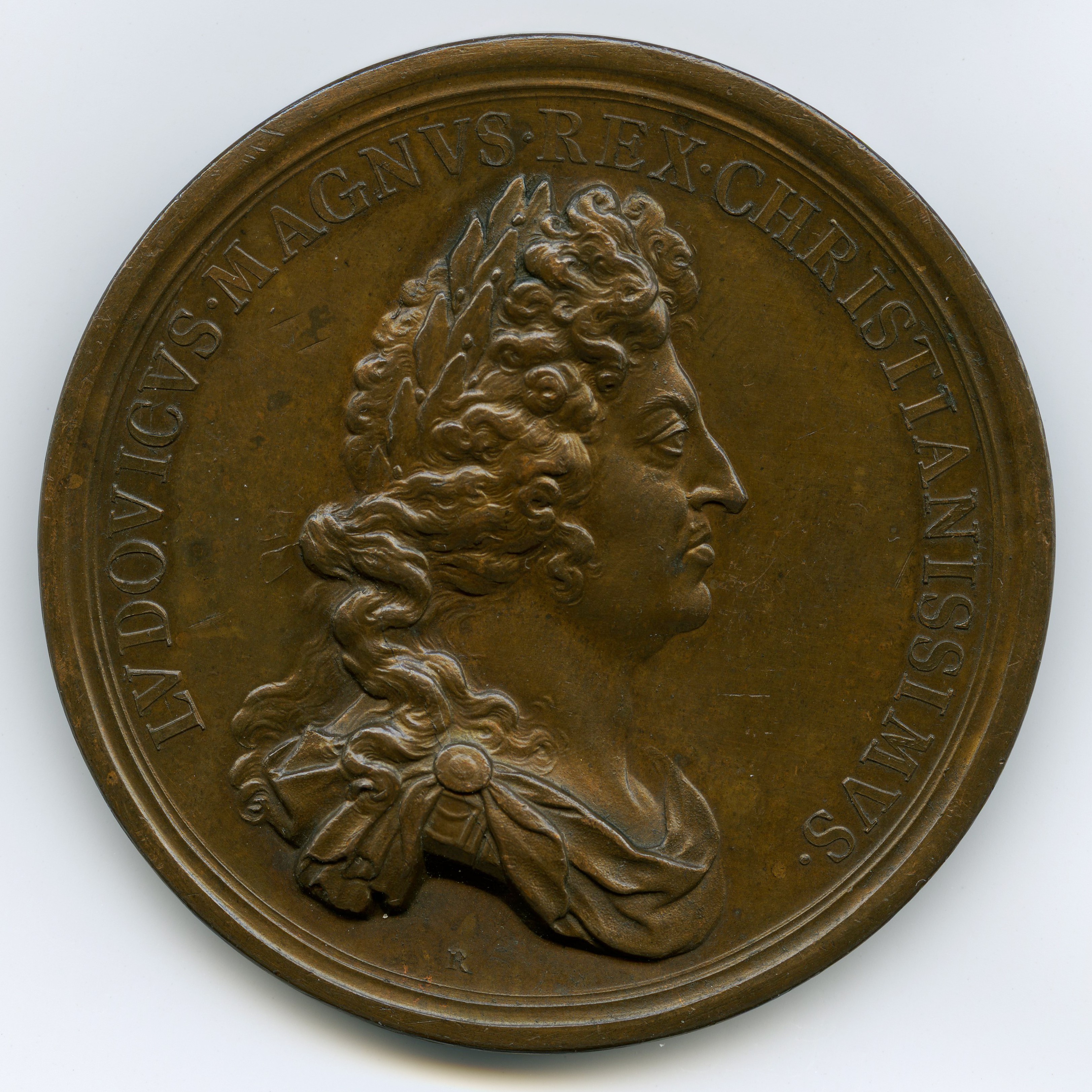 Louis XIV - Médaille en cuivre - 1686 avers Louis XIV - Médaille en cuivre - 1686 avers