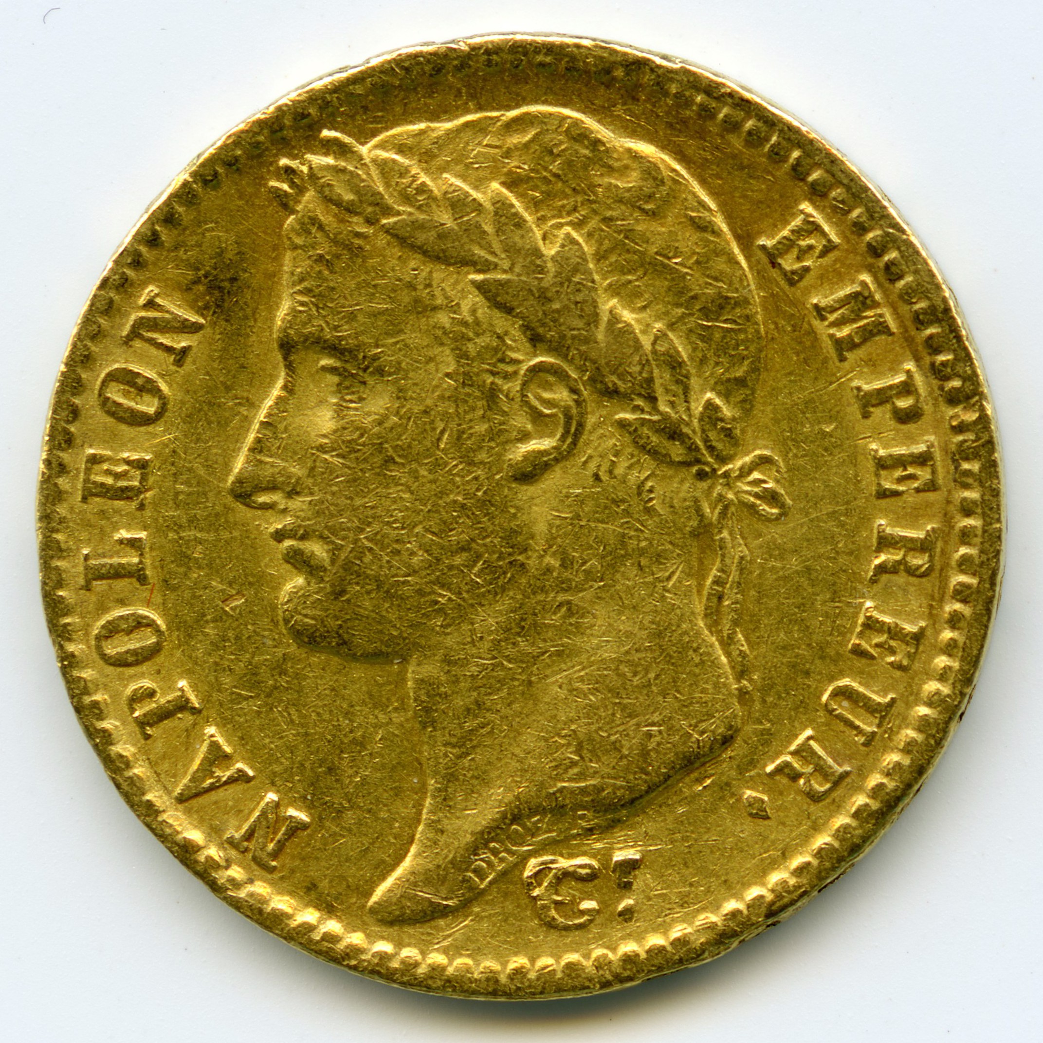 Napoléon Ier - 20 Francs - 1809 W avers