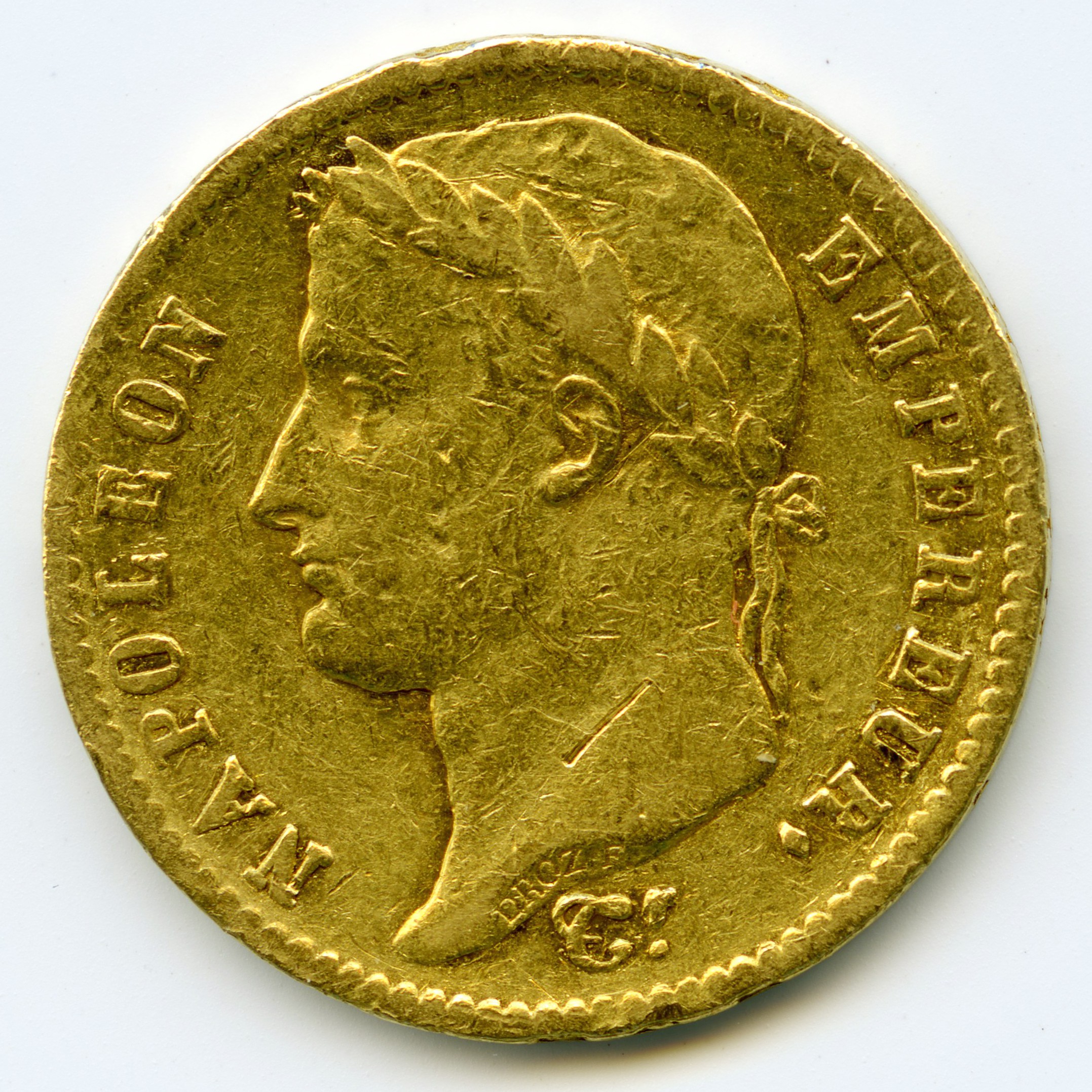 Napoléon Ier - 20 Francs - 1812 L avers Napoléon Ier - 20 Francs - 1812 L avers
