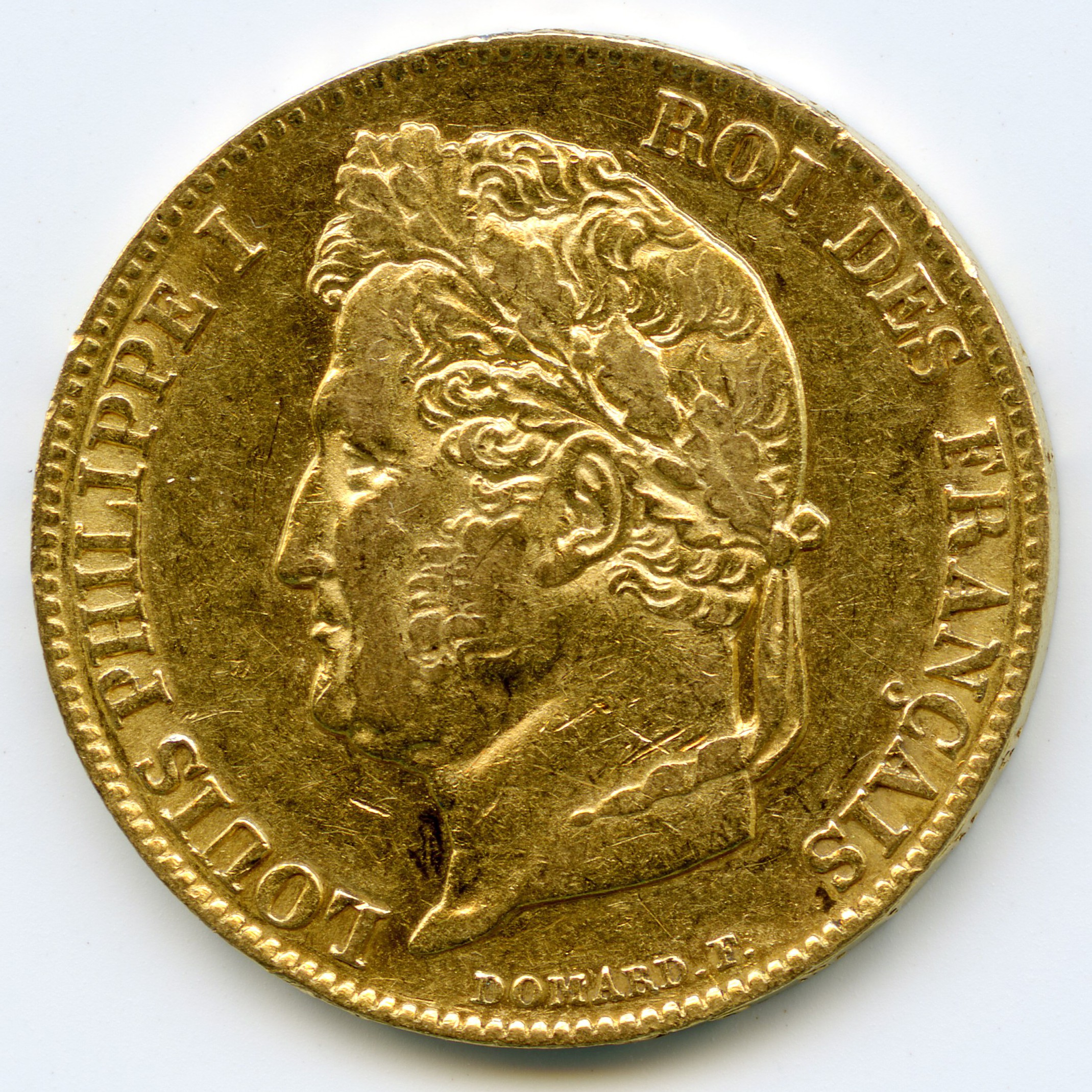 Louis Philippe Ier - 20 Francs - 1840 A avers Louis Philippe Ier - 20 Francs - 1840 A avers