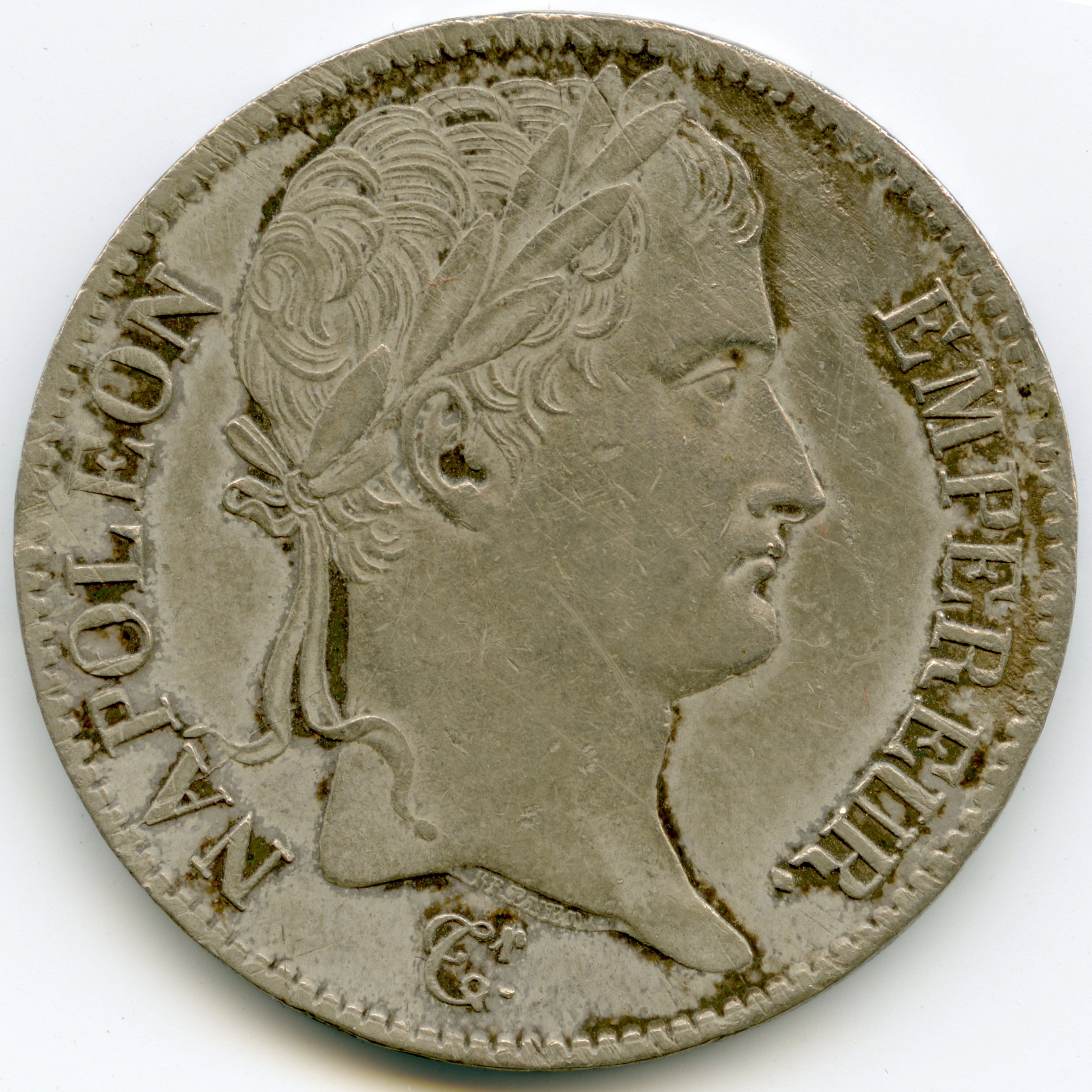 Napoléon Ier - 5 Francs - 1813 - Lyon avers Napoléon Ier - 5 Francs - 1813 - Lyon avers