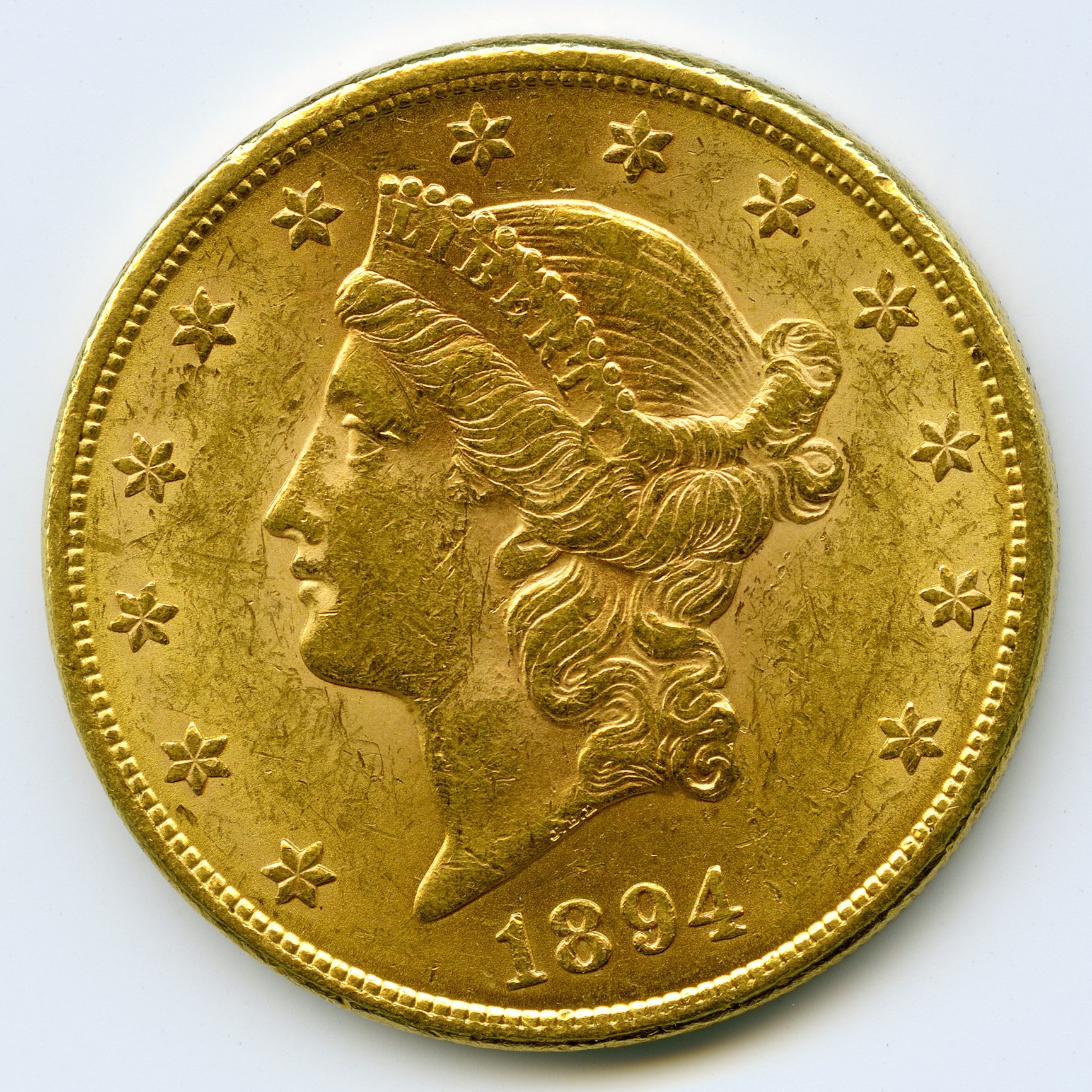 USA - 20 Dollars - 1894 avers USA - 20 Dollars - 1894 avers